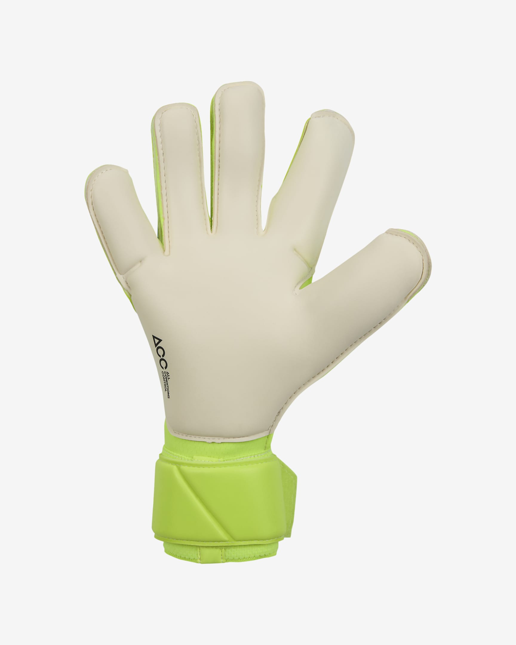 Gants de football Nike Vapor Grip3 Goalkeeper - Volt/Noir/Metallic Silver