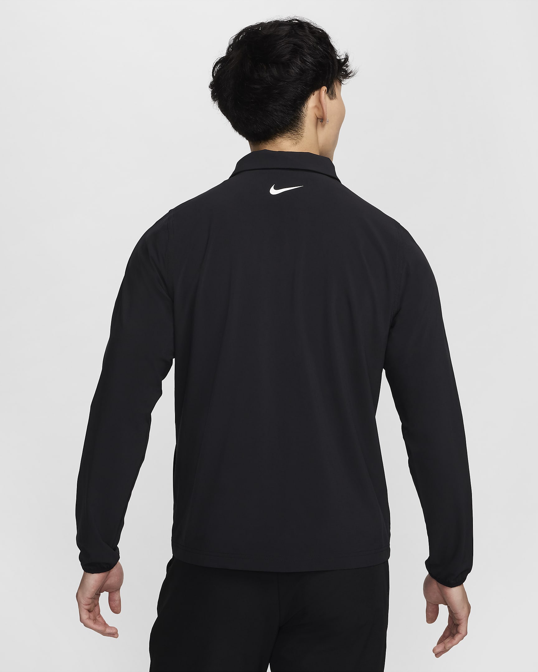 Nike Tour Men's Repel Full-Zip Golf Jacket - Black/White