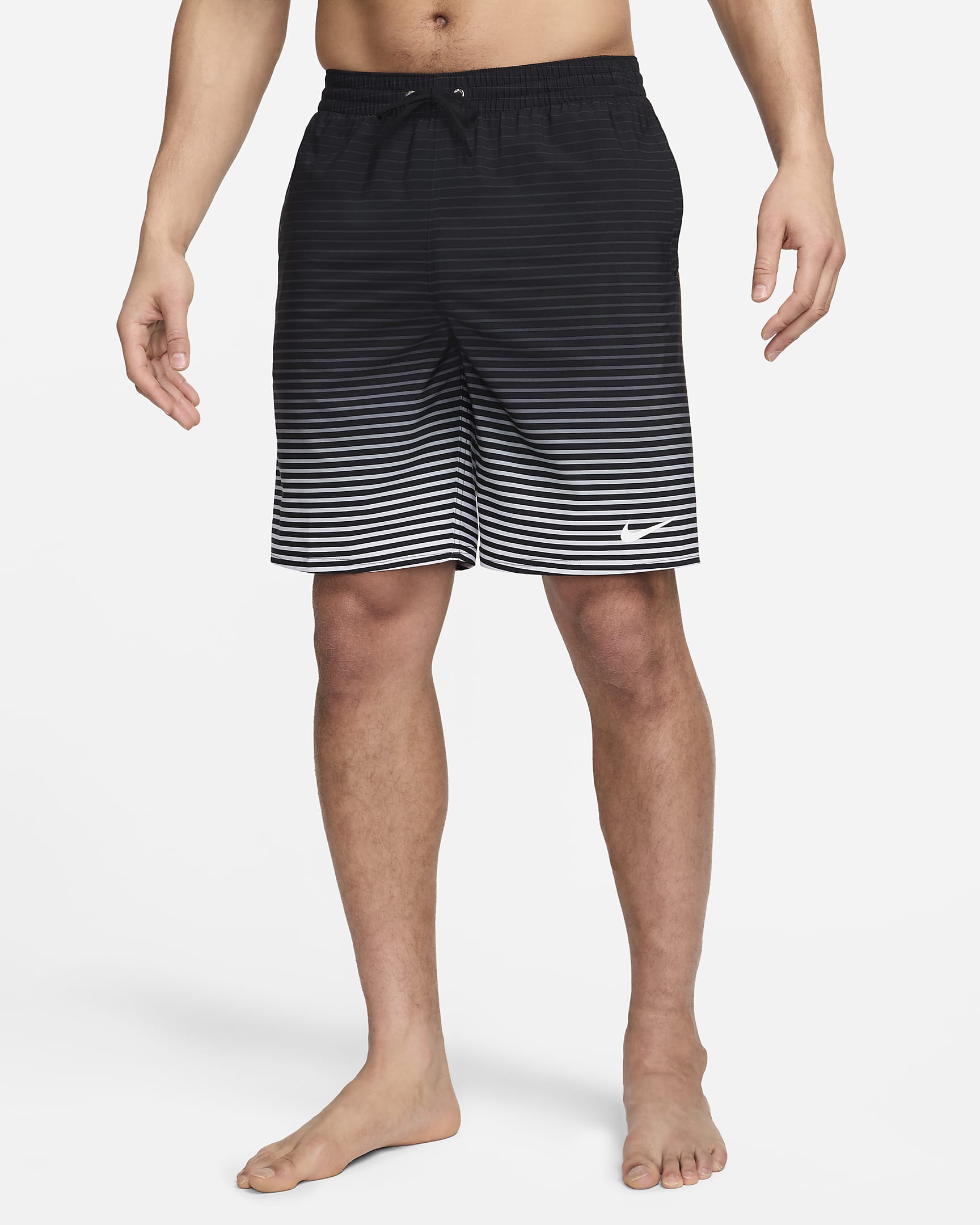 Shorts de vóleibol de 23 cm para hombre Nike Swim - Negro