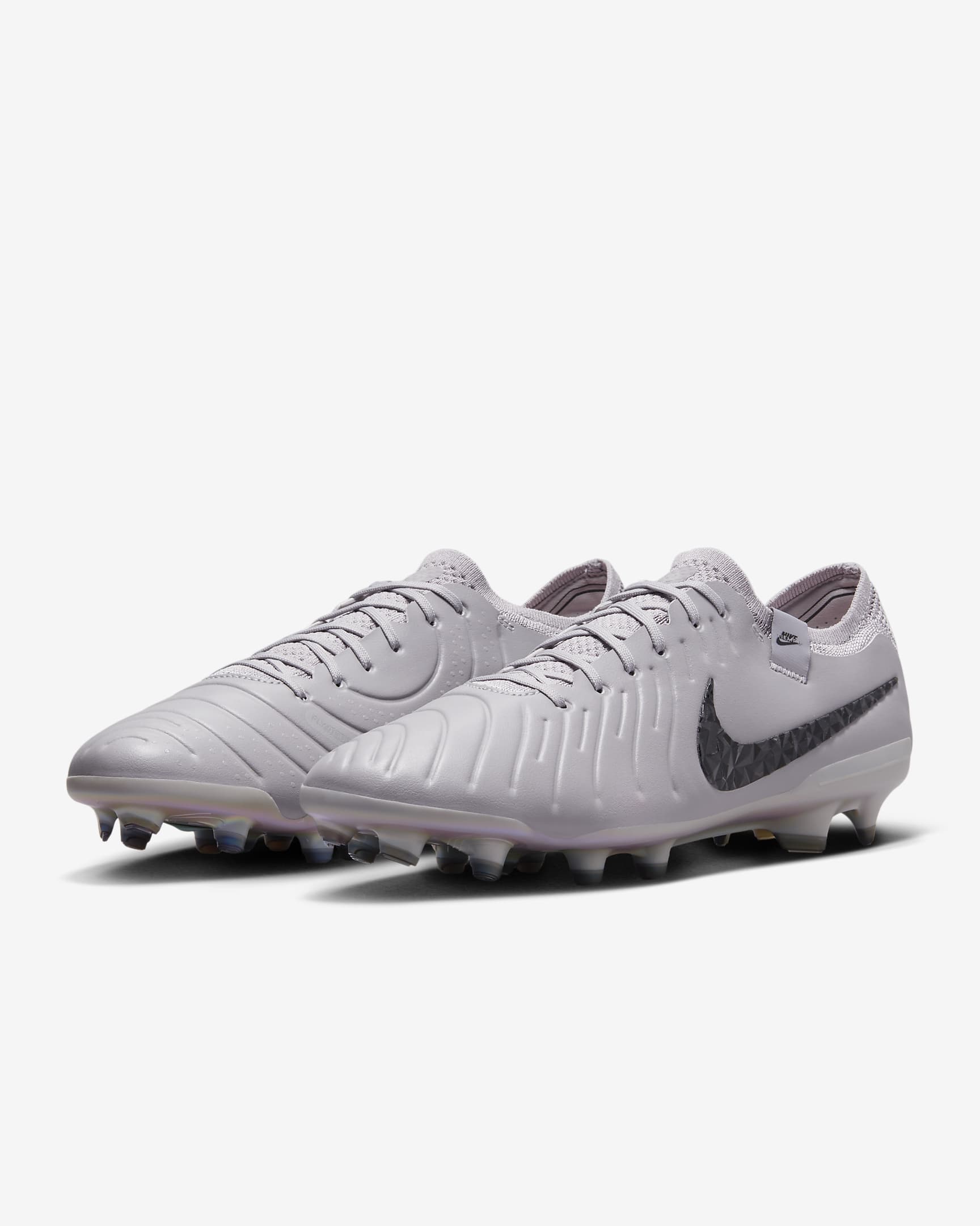 Chaussure de foot à crampons basse pour terrain sec Nike Tiempo Legend 10 Elite - Atmosphere Grey/Noir