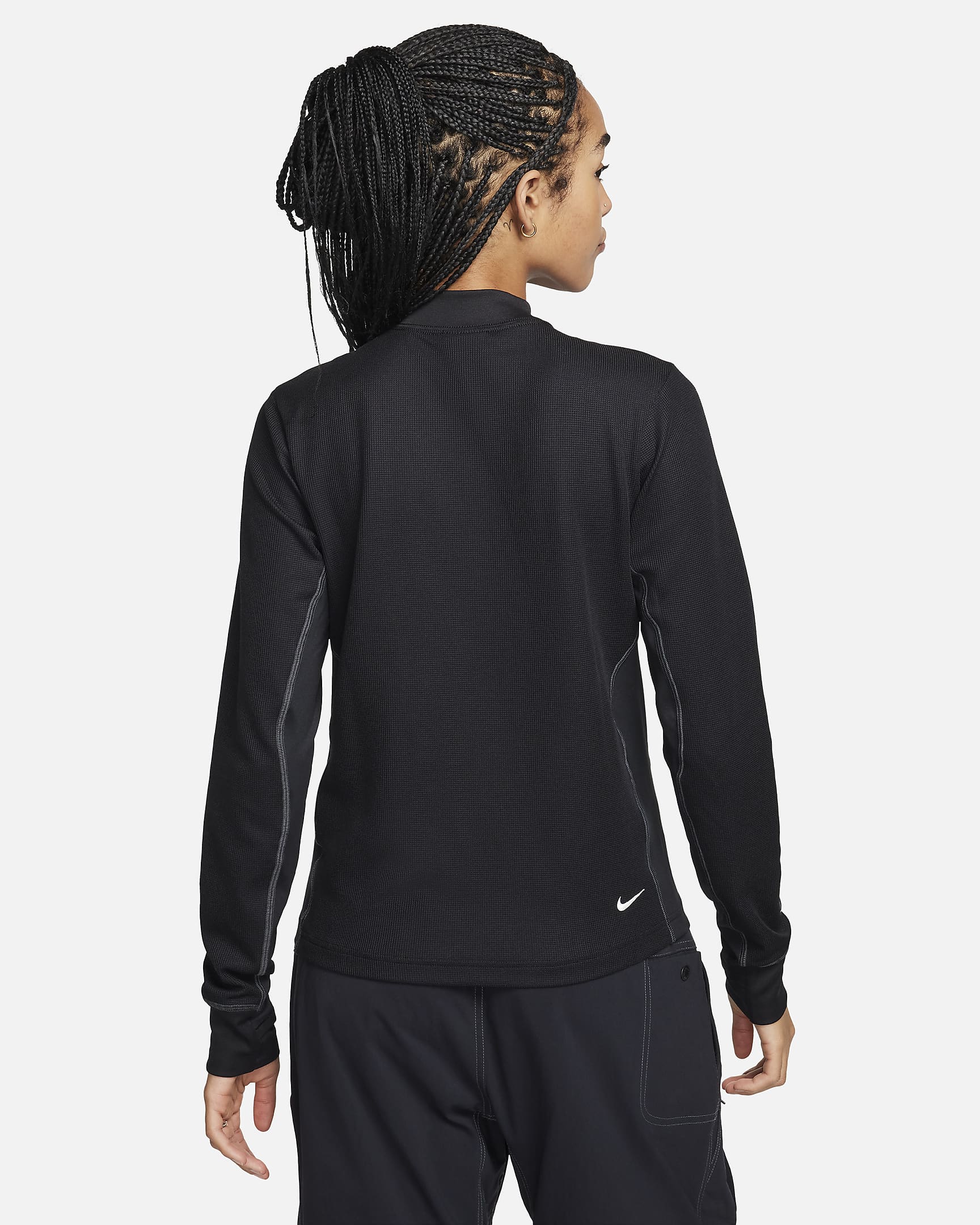 Nike ACG Dri-FIT ADV "Goat Rocks" Longsleeve für Damen - Schwarz/Schwarz/Summit White