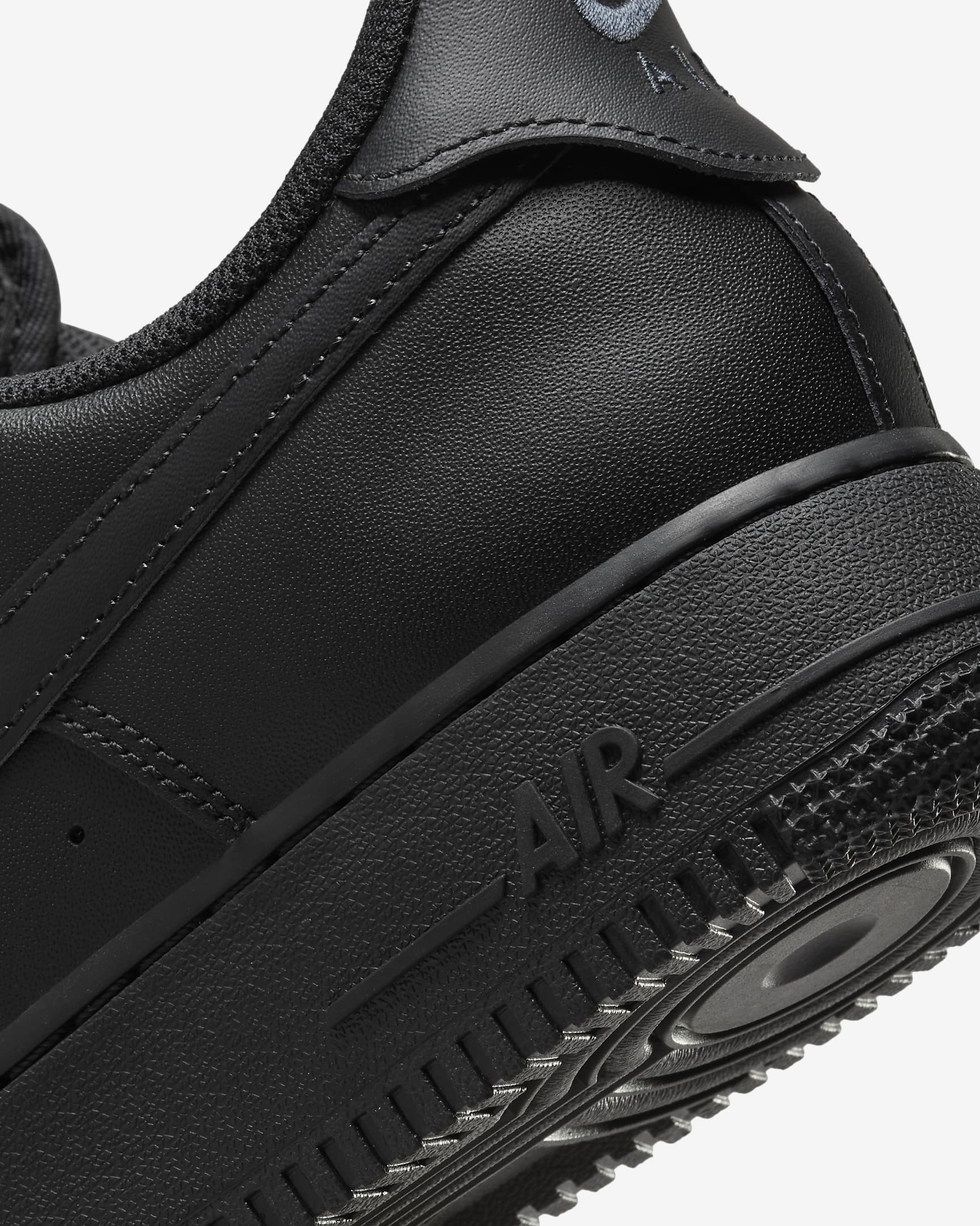 Nike Air Force 1 '07 EasyOn Shoes - Black/Black/Black