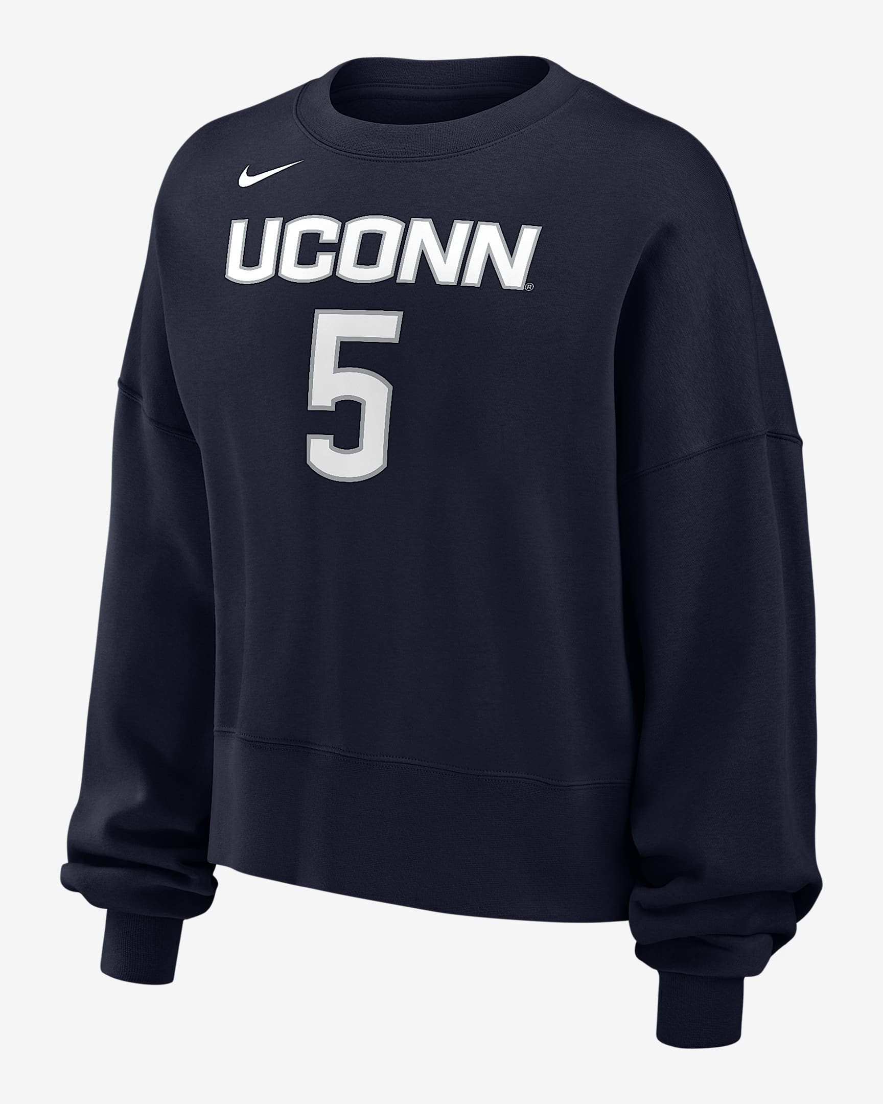 UConn Paige Bueckers Phoenix Fleece Women's Nike Crew-Neck Sweatshirt - College Navy