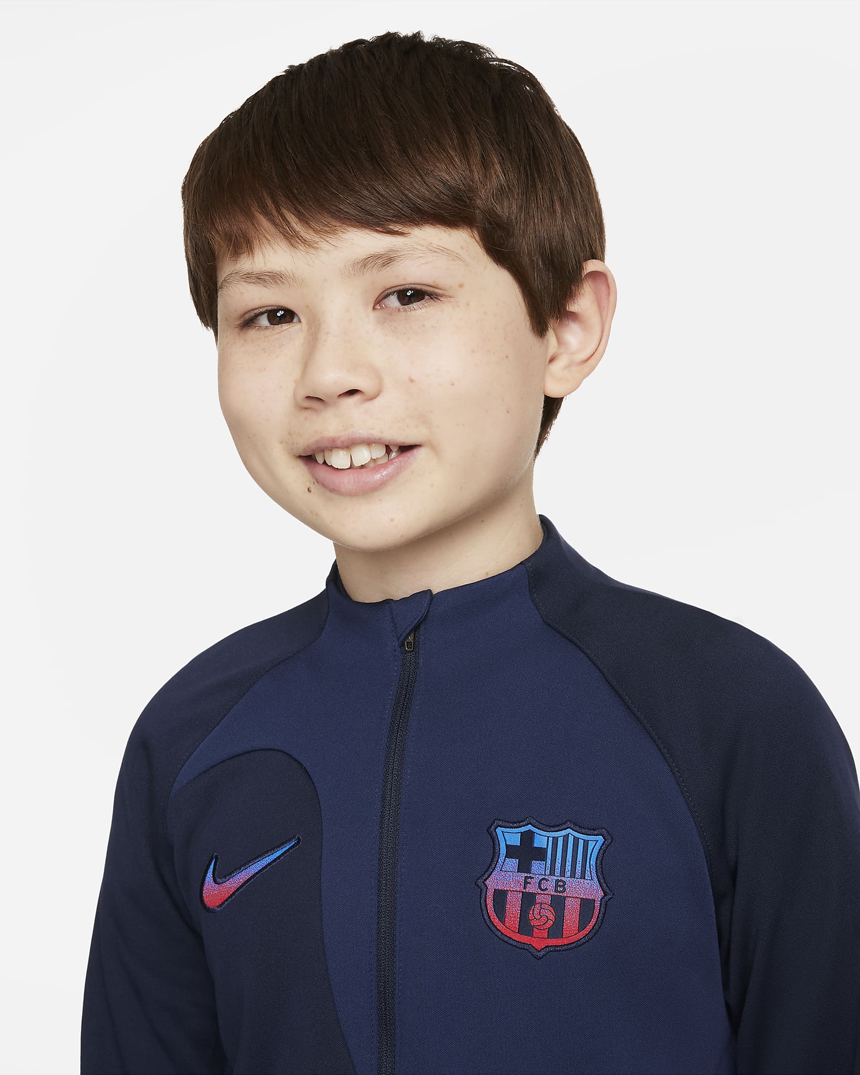 FC Barcelona Academy Pro Big Kids' Nike Soccer Jacket. Nike.com