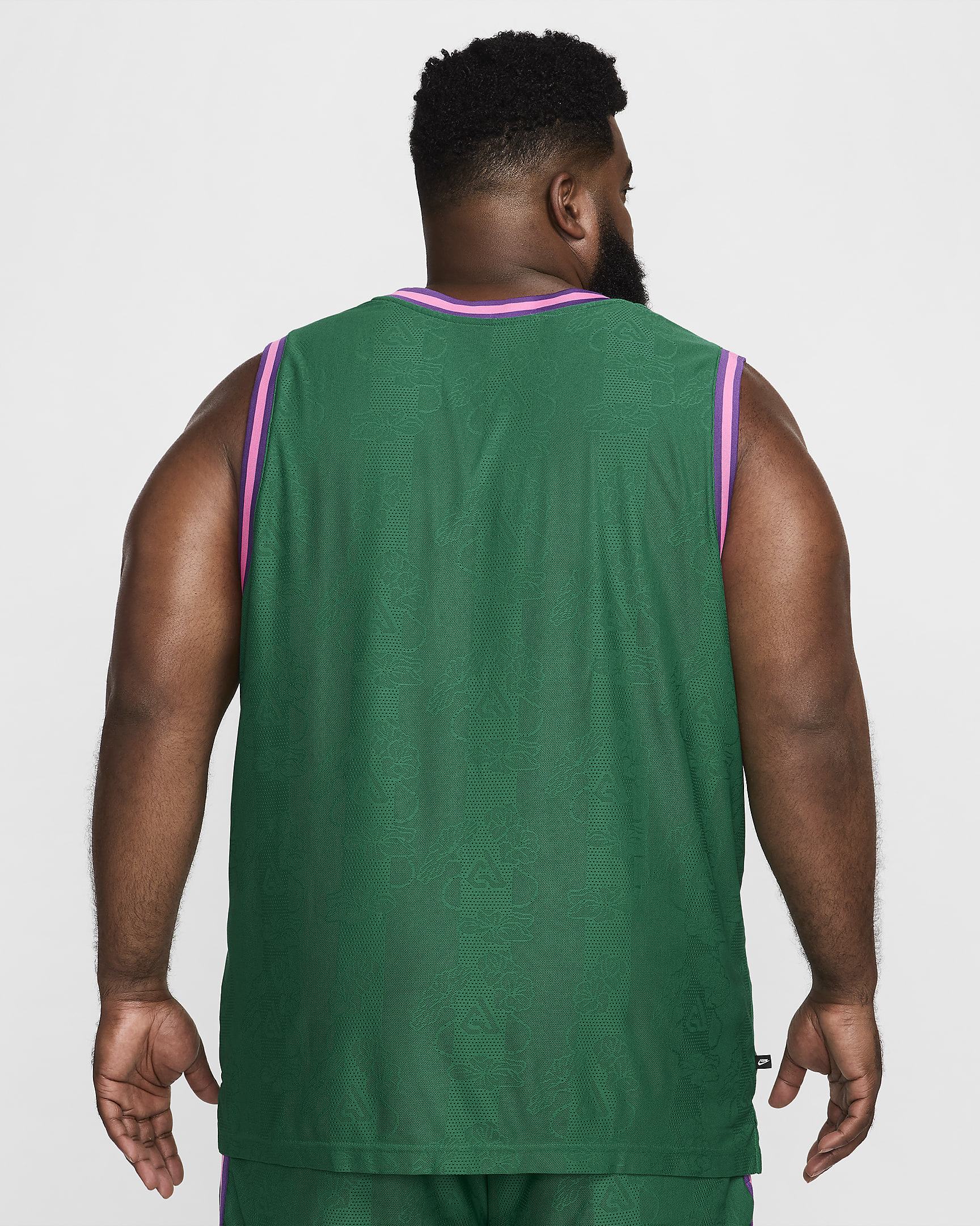 Giannis Men's Dri-FIT DNA Basketball Jersey - Malachite/Black/Playful Pink