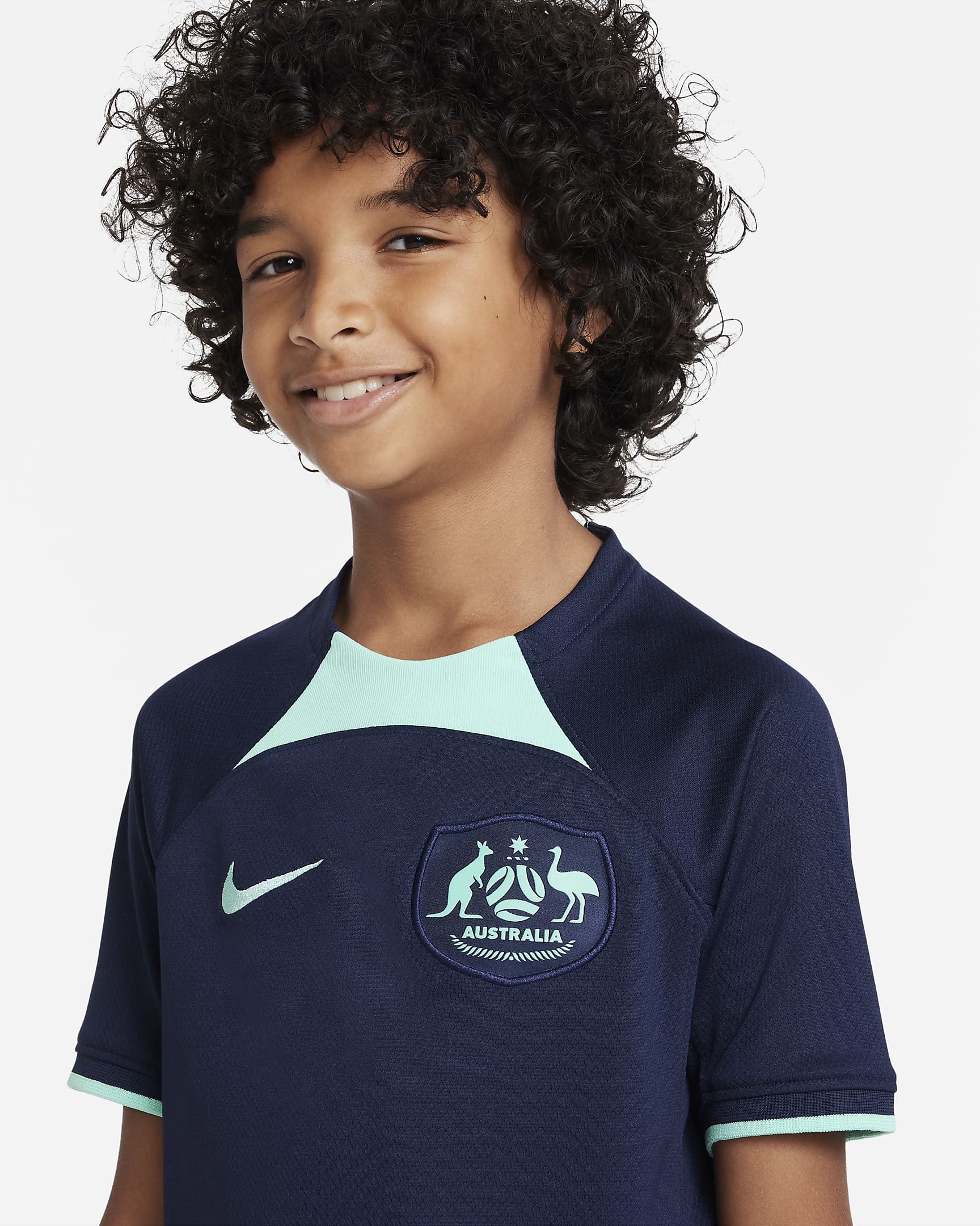 Australia 2022/23 Stadium Away Big Kids' Nike Dri-FIT Soccer Jersey ...