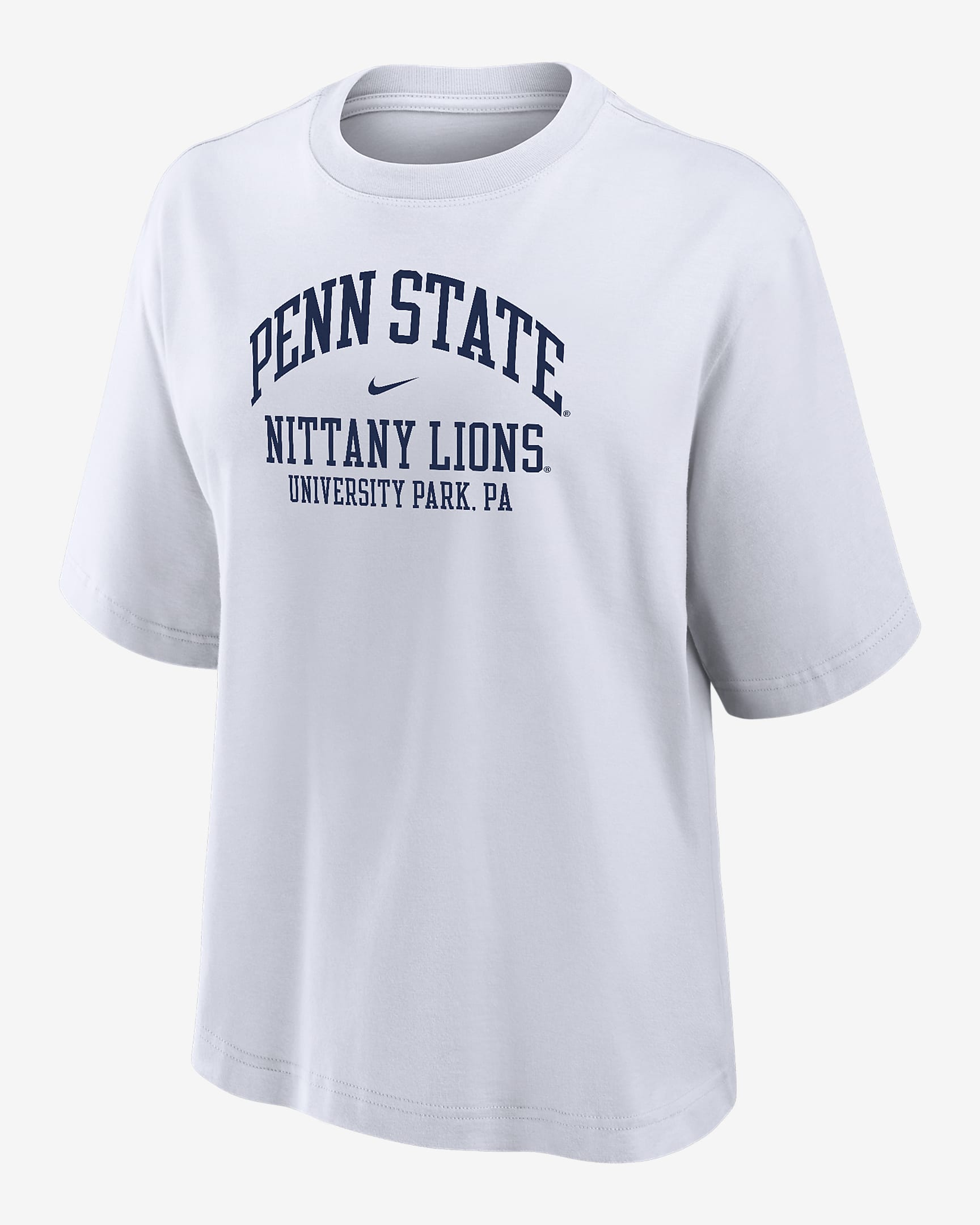 Penn State Women's Nike College Boxy T-Shirt - White