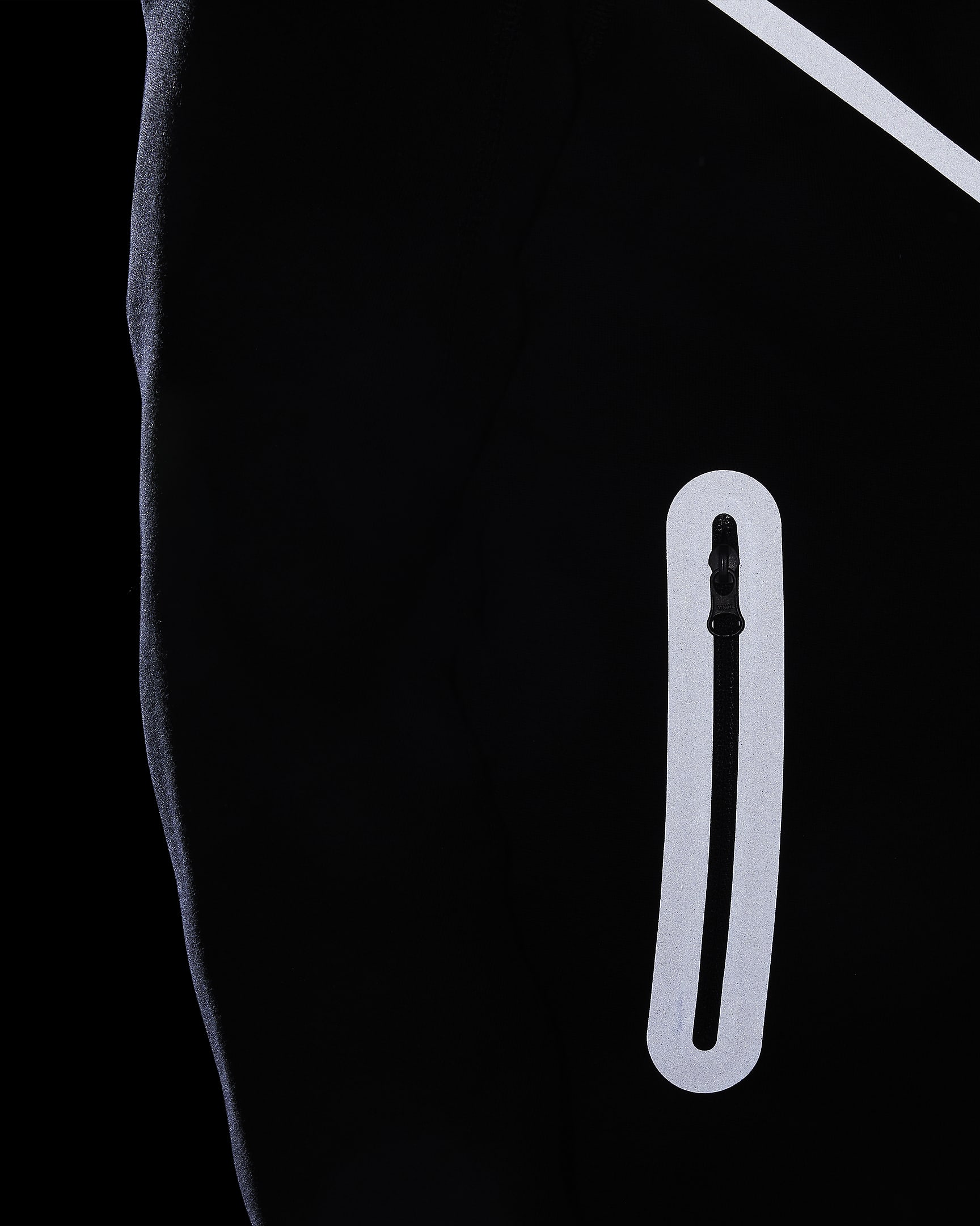 Nike Sportswear Tech Fleece Dessuadora amb caputxa, cremallera completa i disseny reflector - Nen - Negre