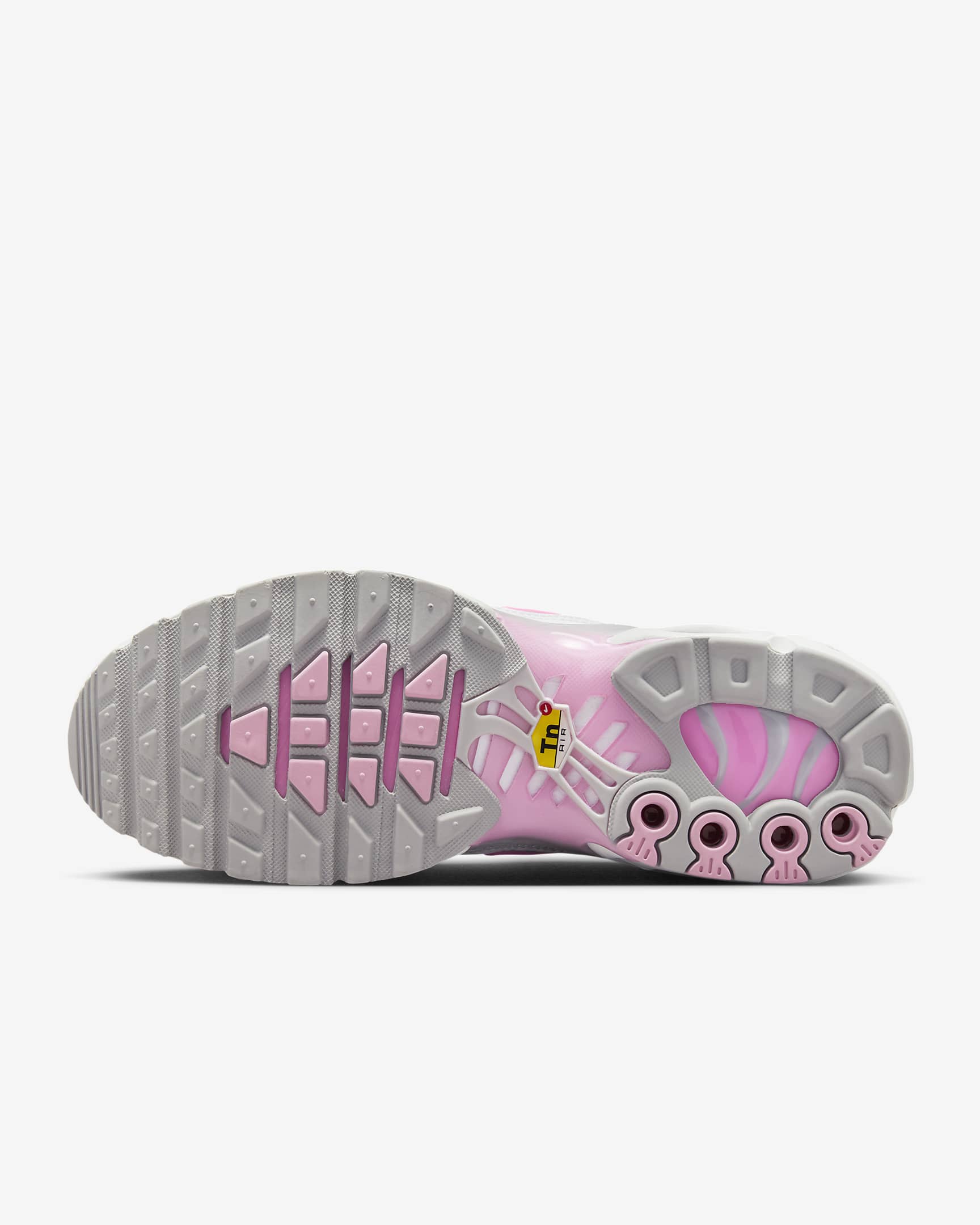 Nike Air Max Plus Women's Shoes - Summit White/Grey Fog/Metallic Silver/Pink Rise