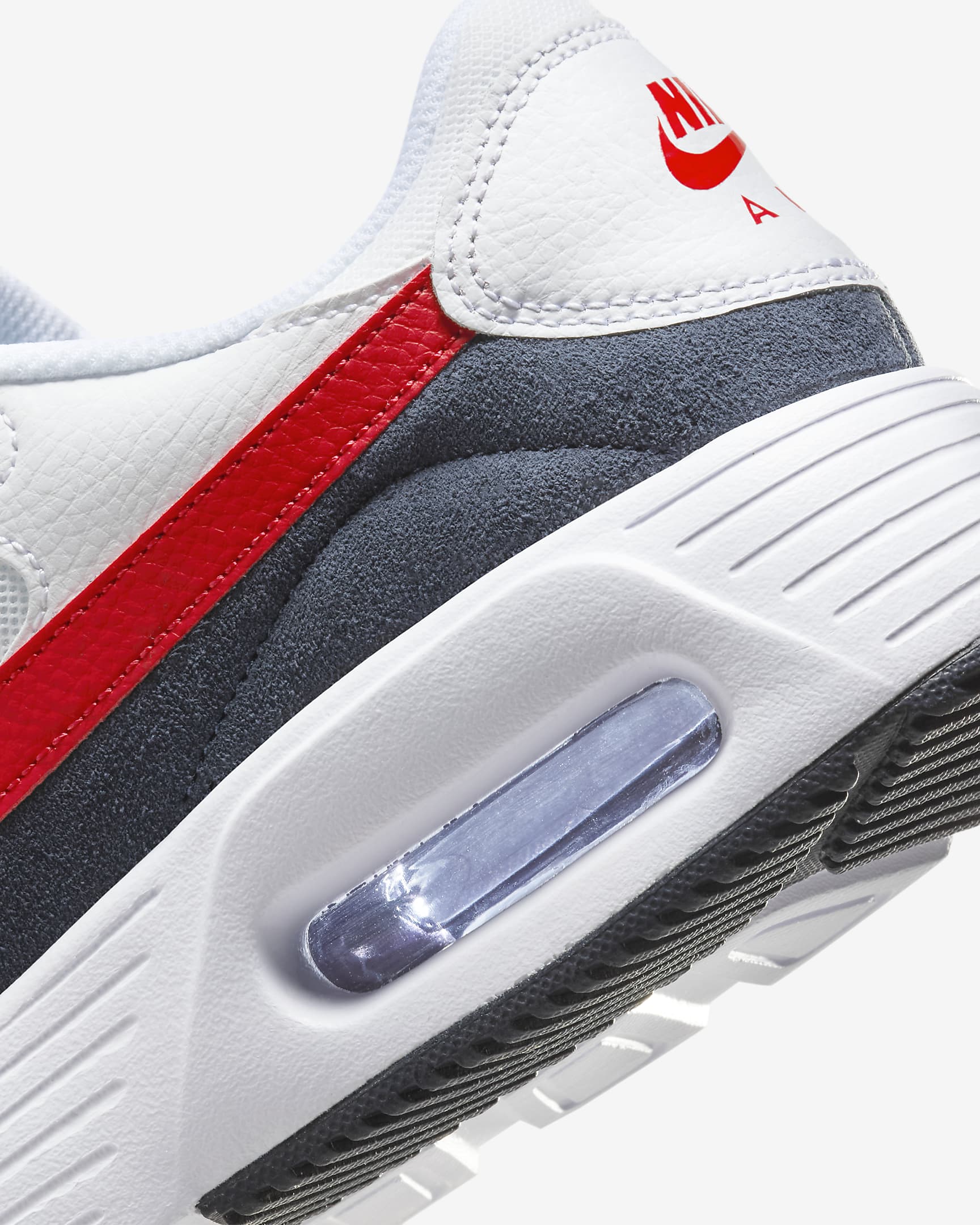 Tenis para hombre Nike Air Max SC - Blanco/Obsidiana/Rojo universitario