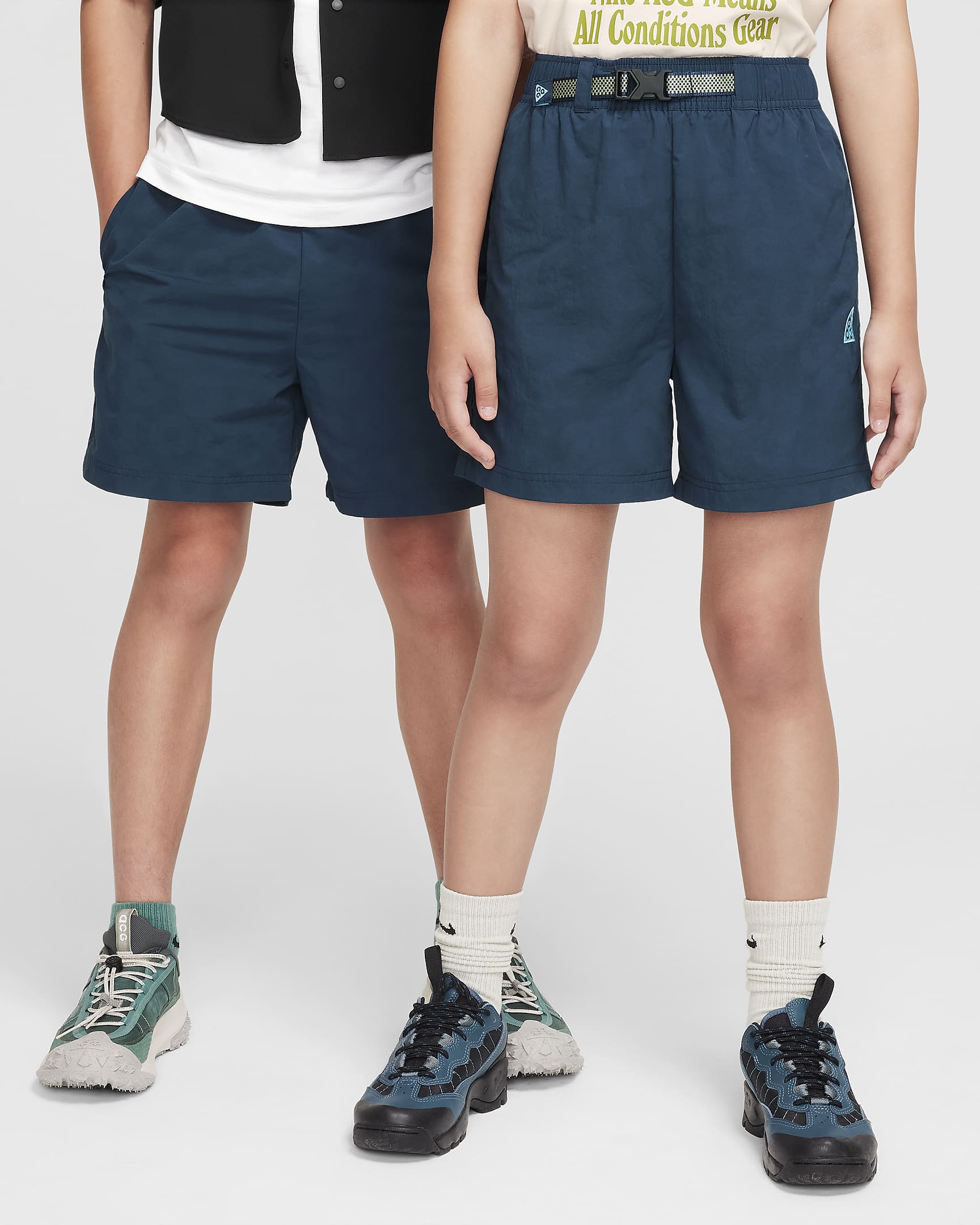 Nike ACG Big Kids' Shorts - Armory Navy/Baltic Blue