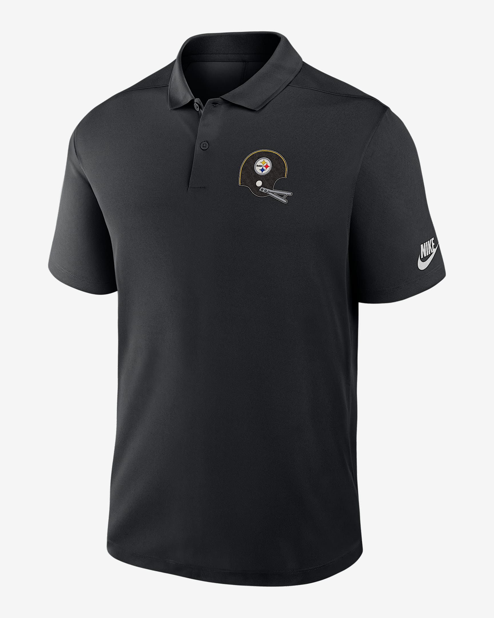 Polo Nike Dri-FIT de la NFL para hombre Pittsburgh Steelers Rewind Victory - Negro