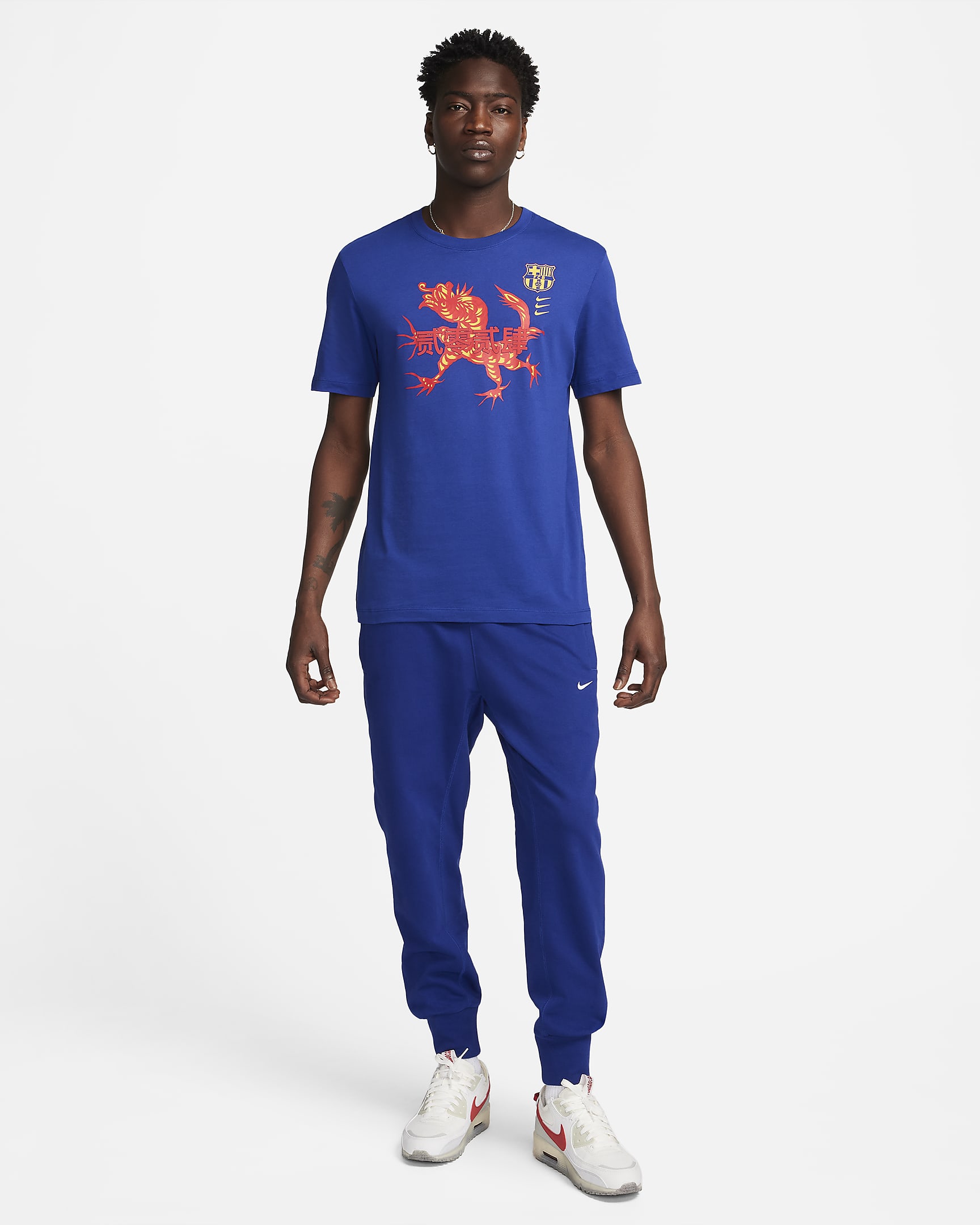 F.C. Barcelona Men's Nike Football T-Shirt. Nike ID