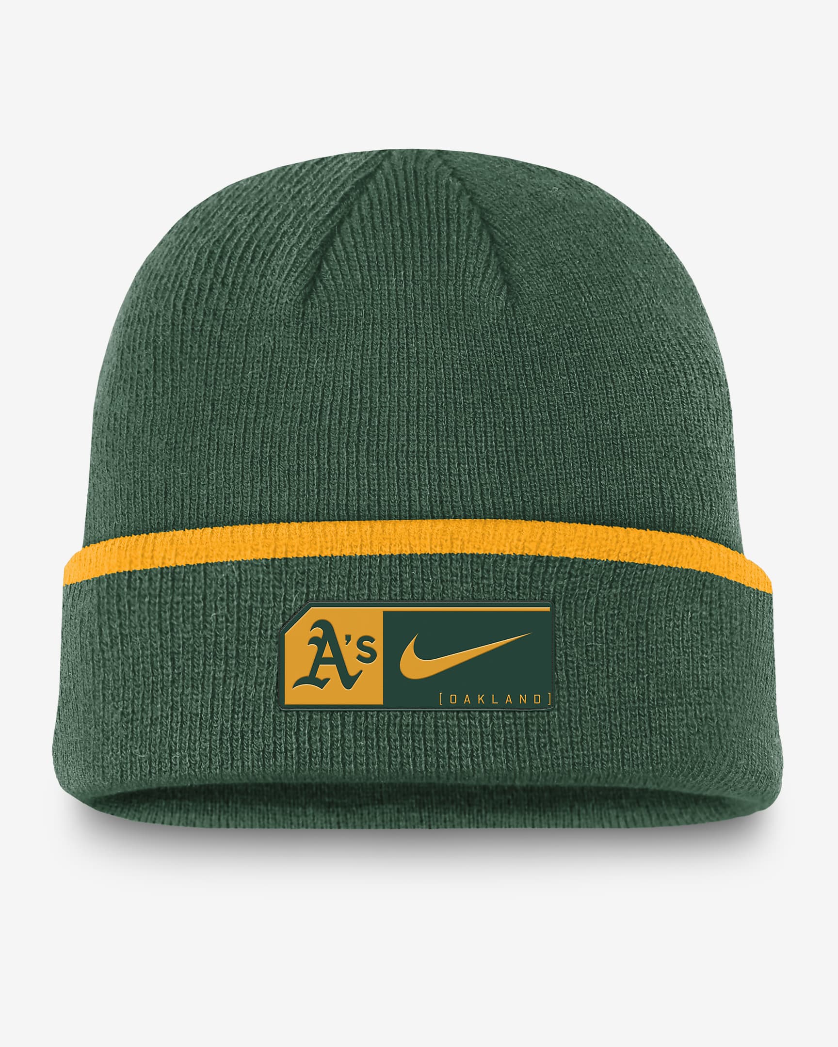 Oakland Athletics Terra Men's Nike MLB Cuffed Beanie - Green