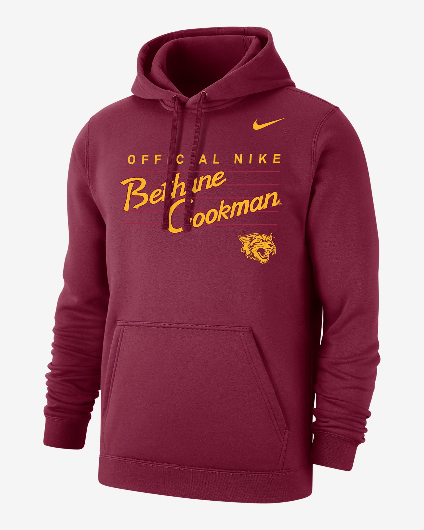 Nike College Club Fleece (Bethune-Cookman) Men's Hoodie - Maroon