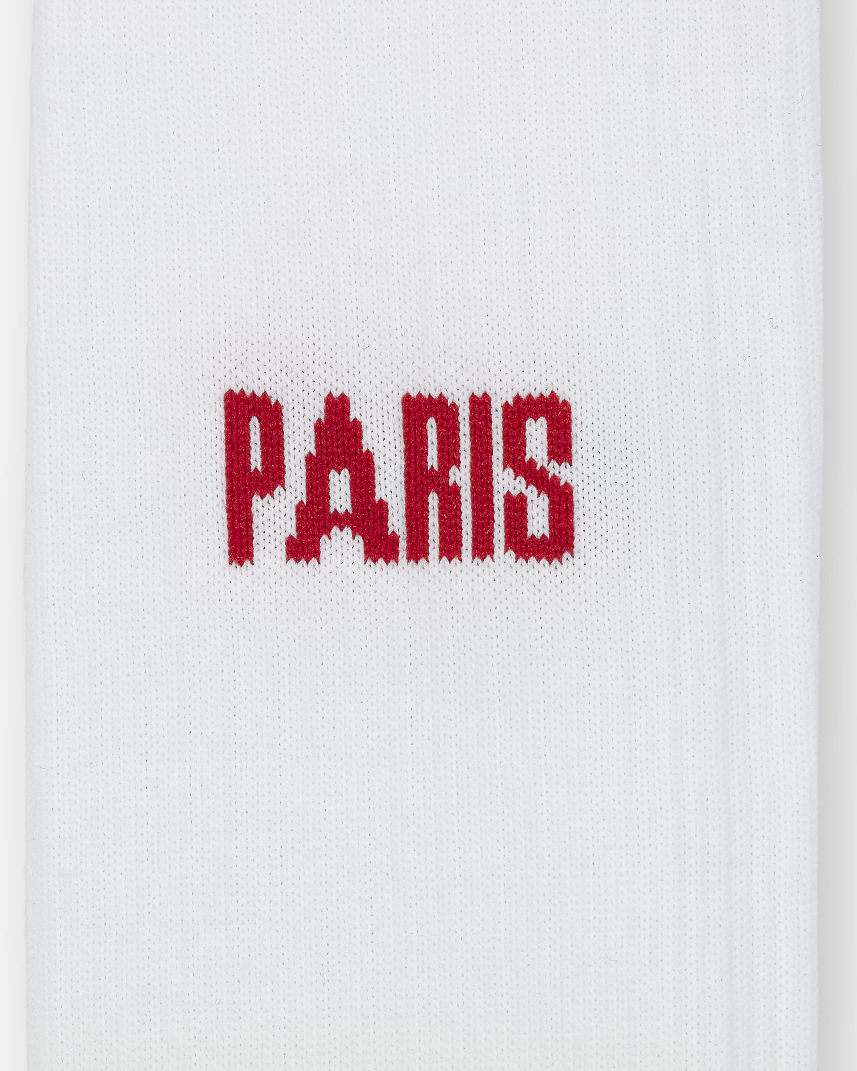 Paris Saint-Germain Strike Nike kniehohe Torwart-Fußballsocken - Weiß/University Red/Midnight Navy