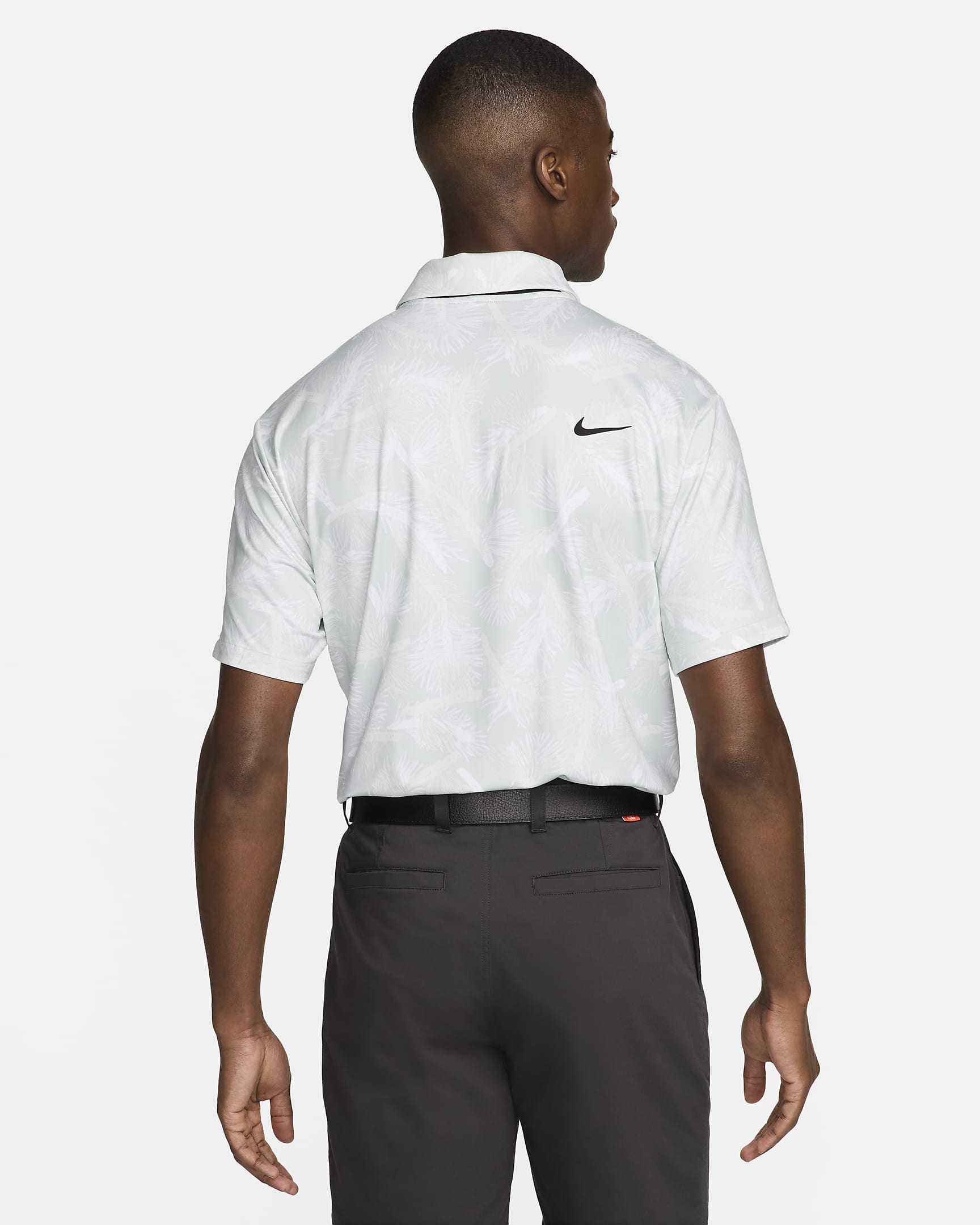 Polo de golfe Dri-FIT Nike Tour para homem - Branco Summit/Preto