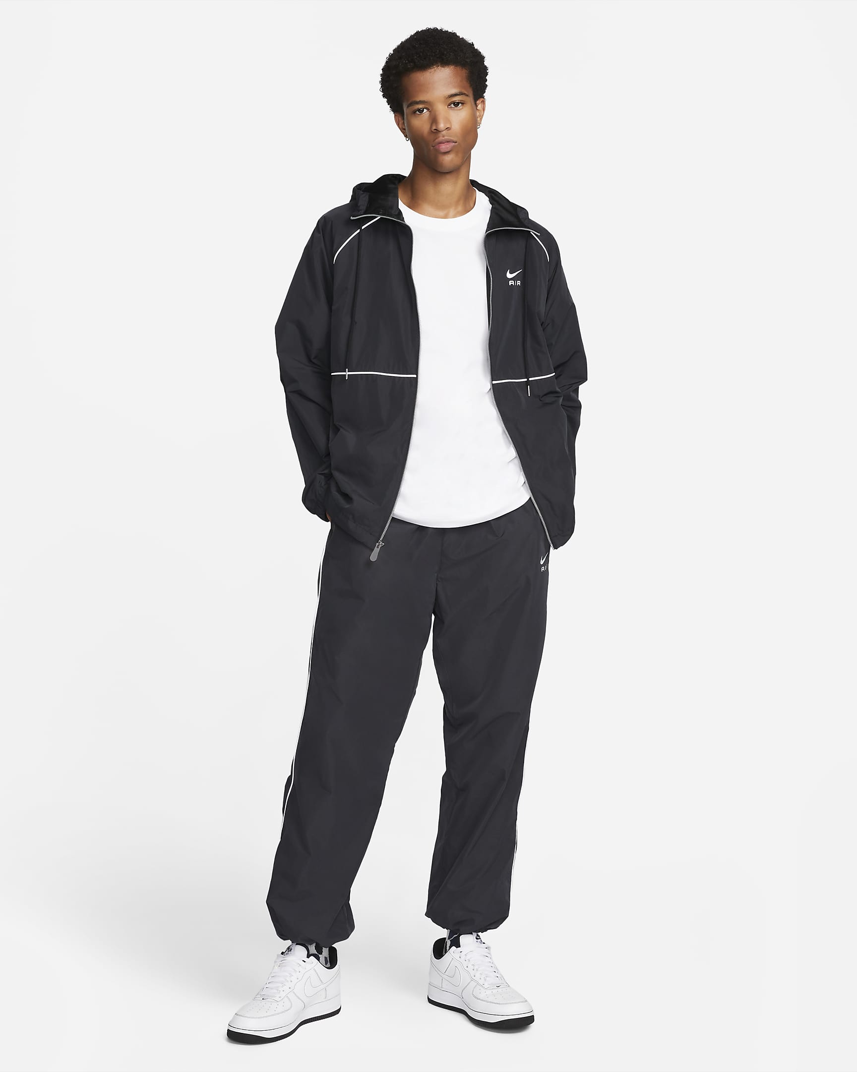 Nike Air Men's FullZip Hooded Woven Jacket. Nike LU