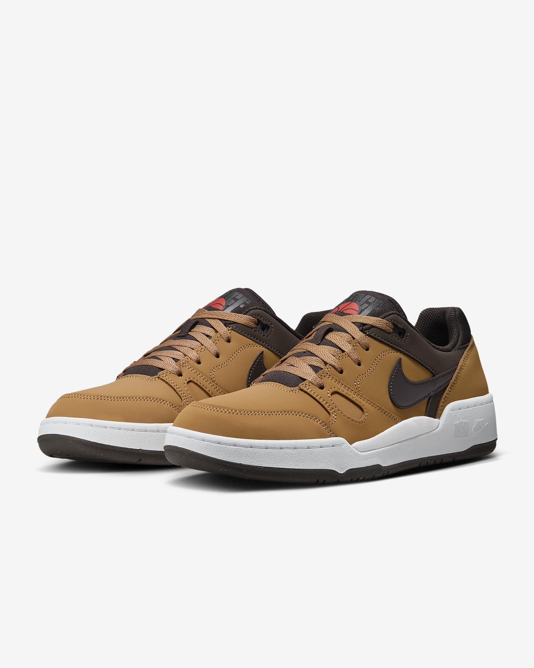 Tenis para hombre Nike Full Force Low Premium - Lino/Marrón barroco/Blanco/Marrón terciopelo