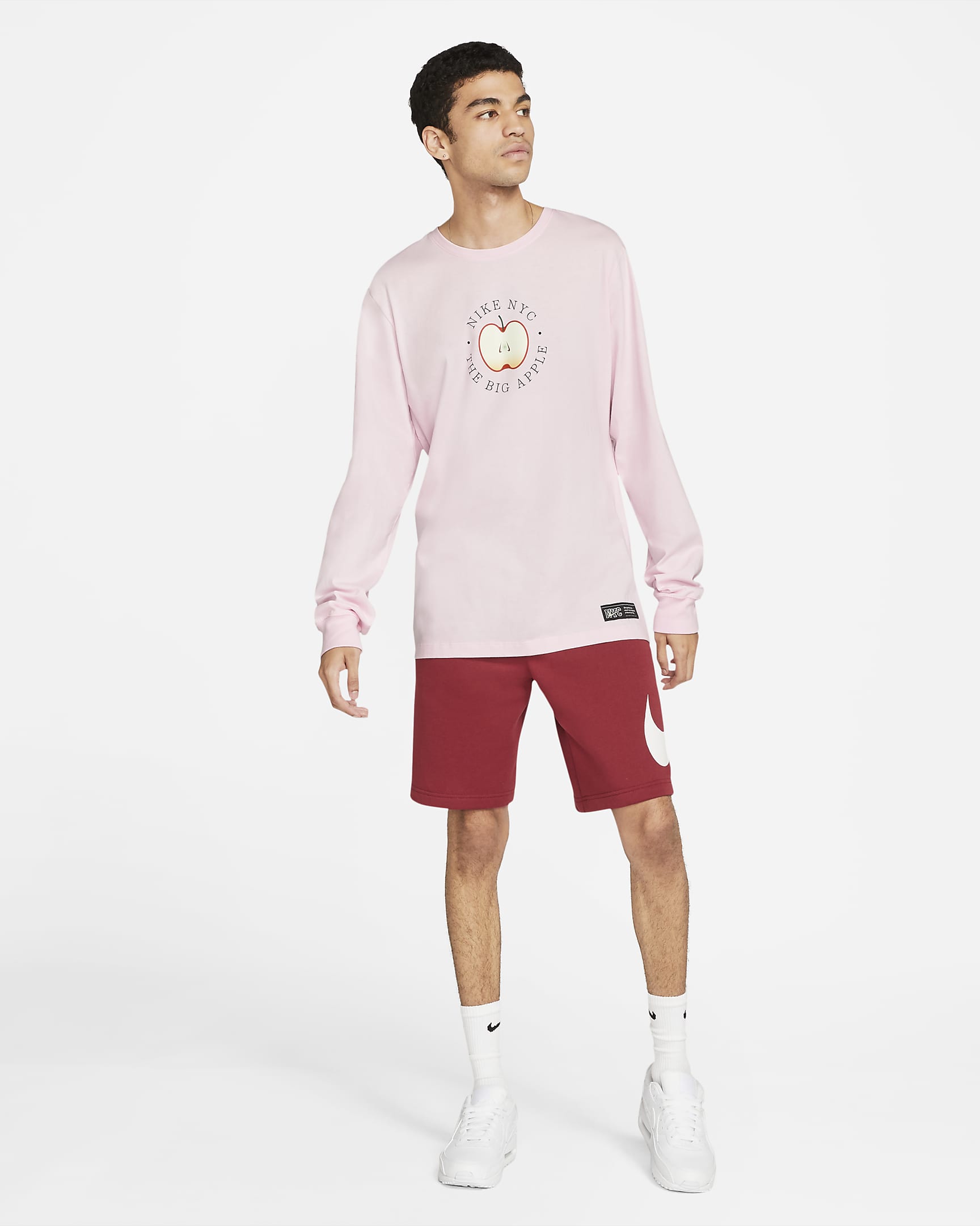 Nike Sportswear Men's Long-Sleeve T-Shirt - Pink Foam