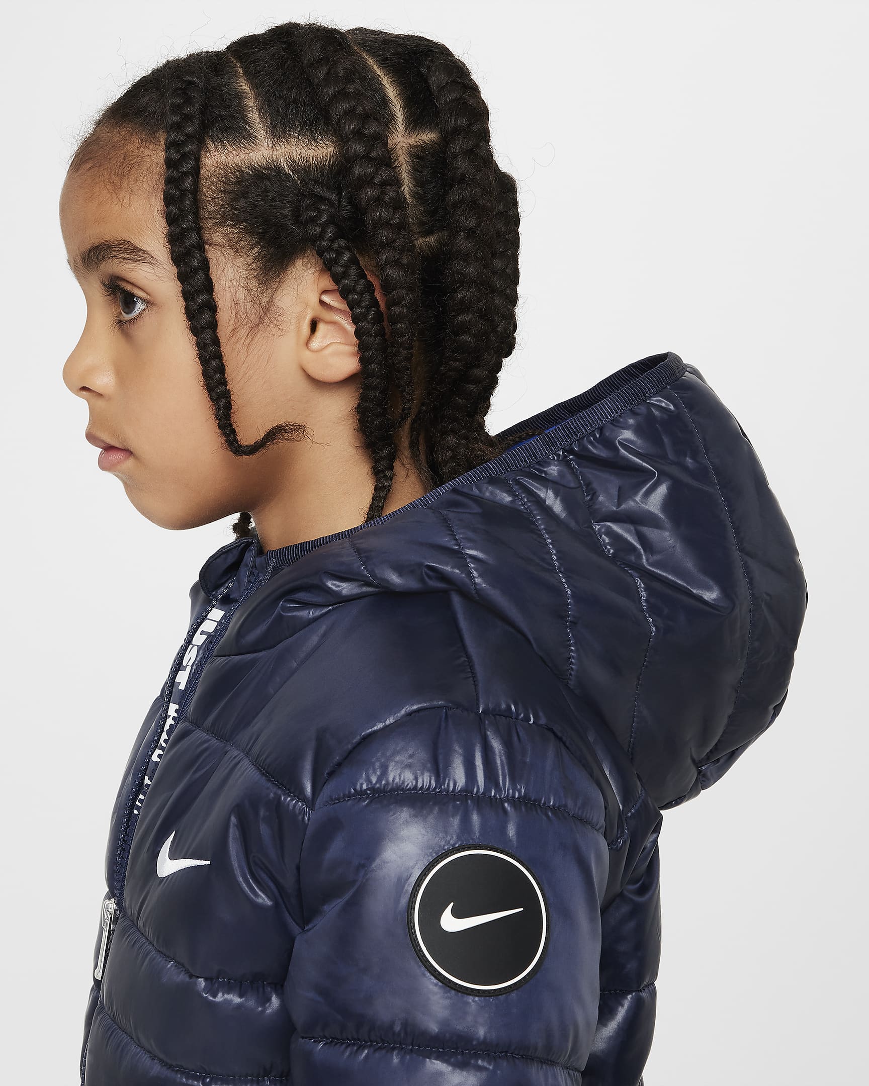 Nike Little Kids' Filled Quilted Jacket - Midnight Navy