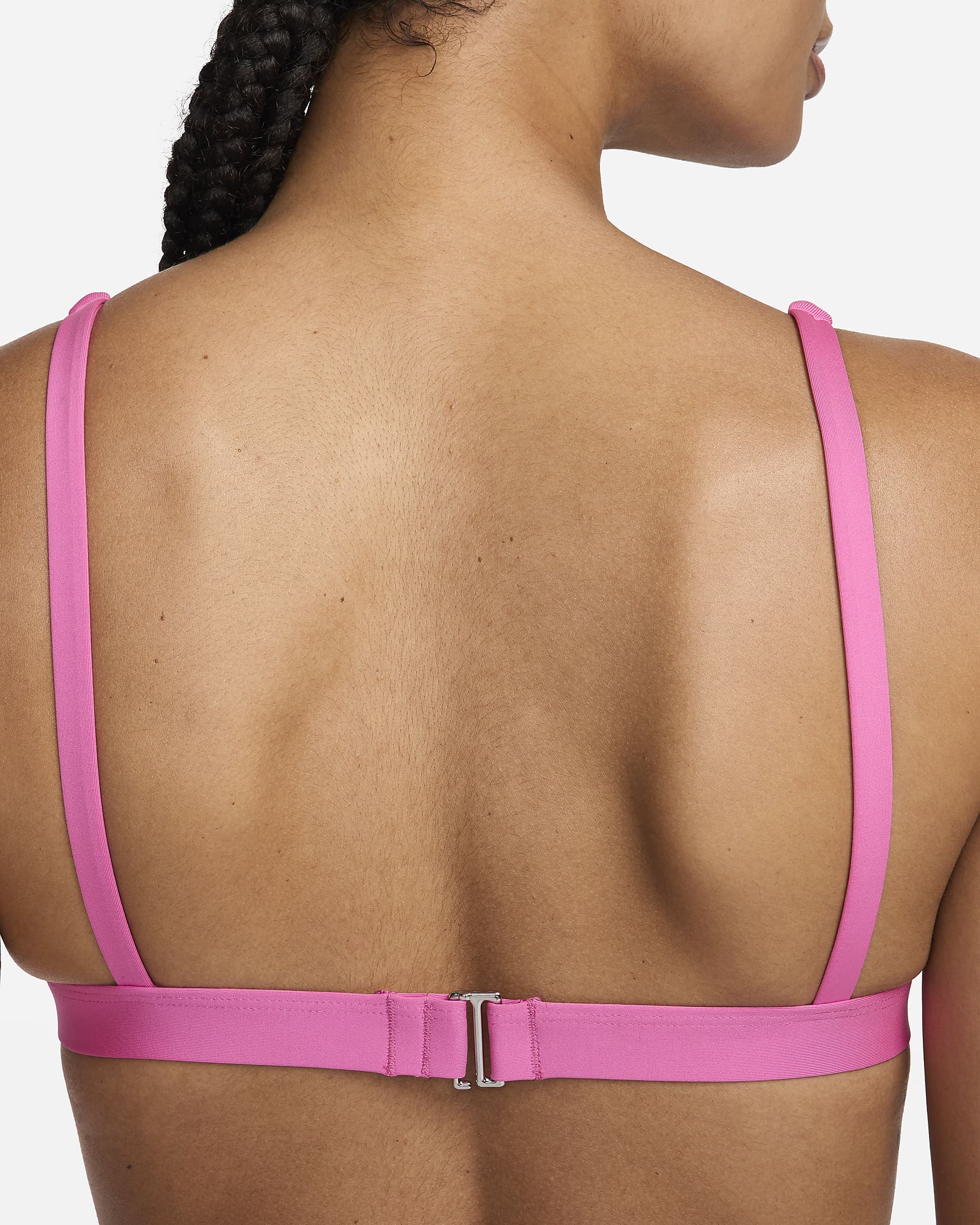 Bikini bralette para mujer Nike Swim Essential - Rosa alegre