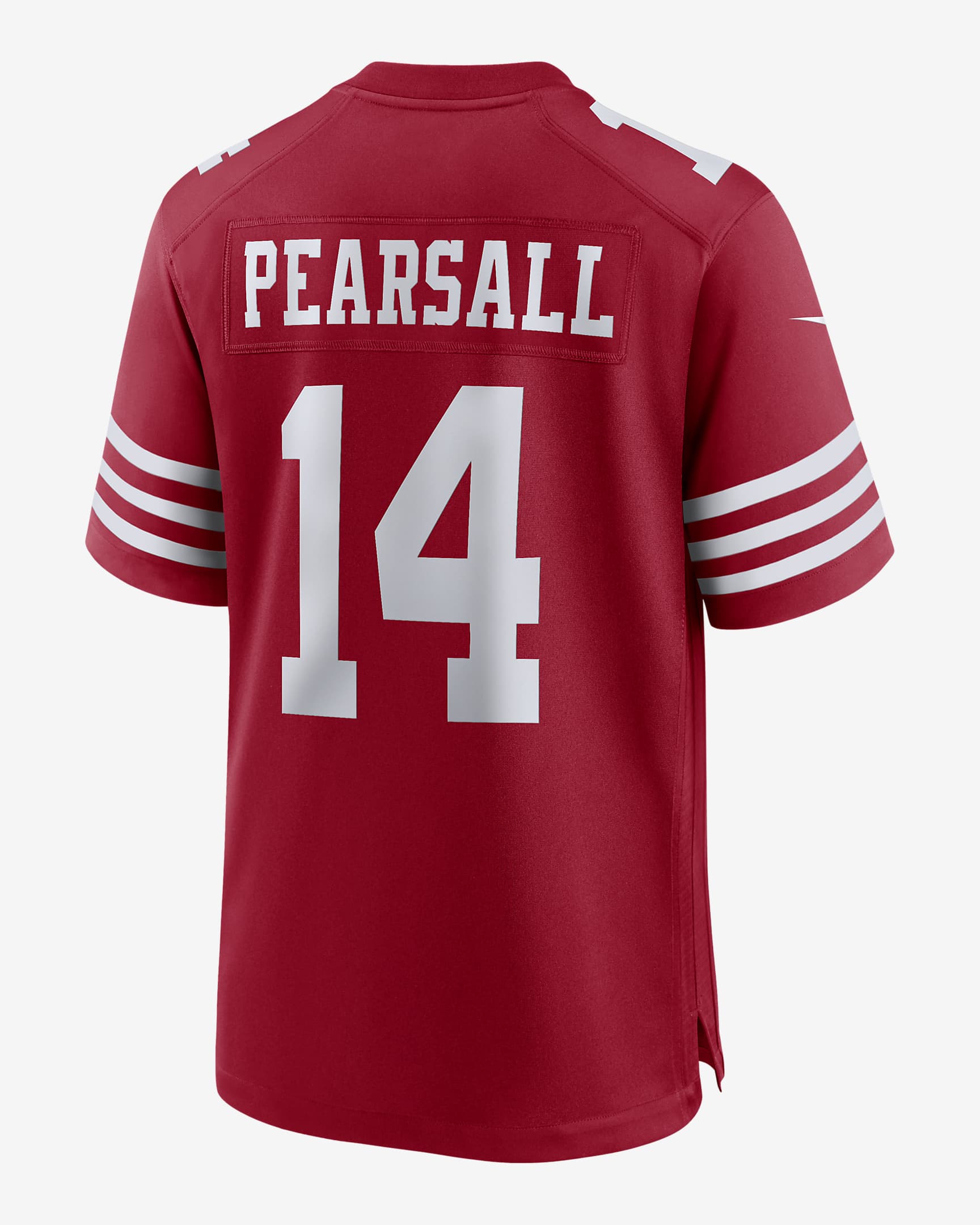 Ricky Pearsall San Francisco 49ers Men's Nike NFL Game Football Jersey - Scarlet