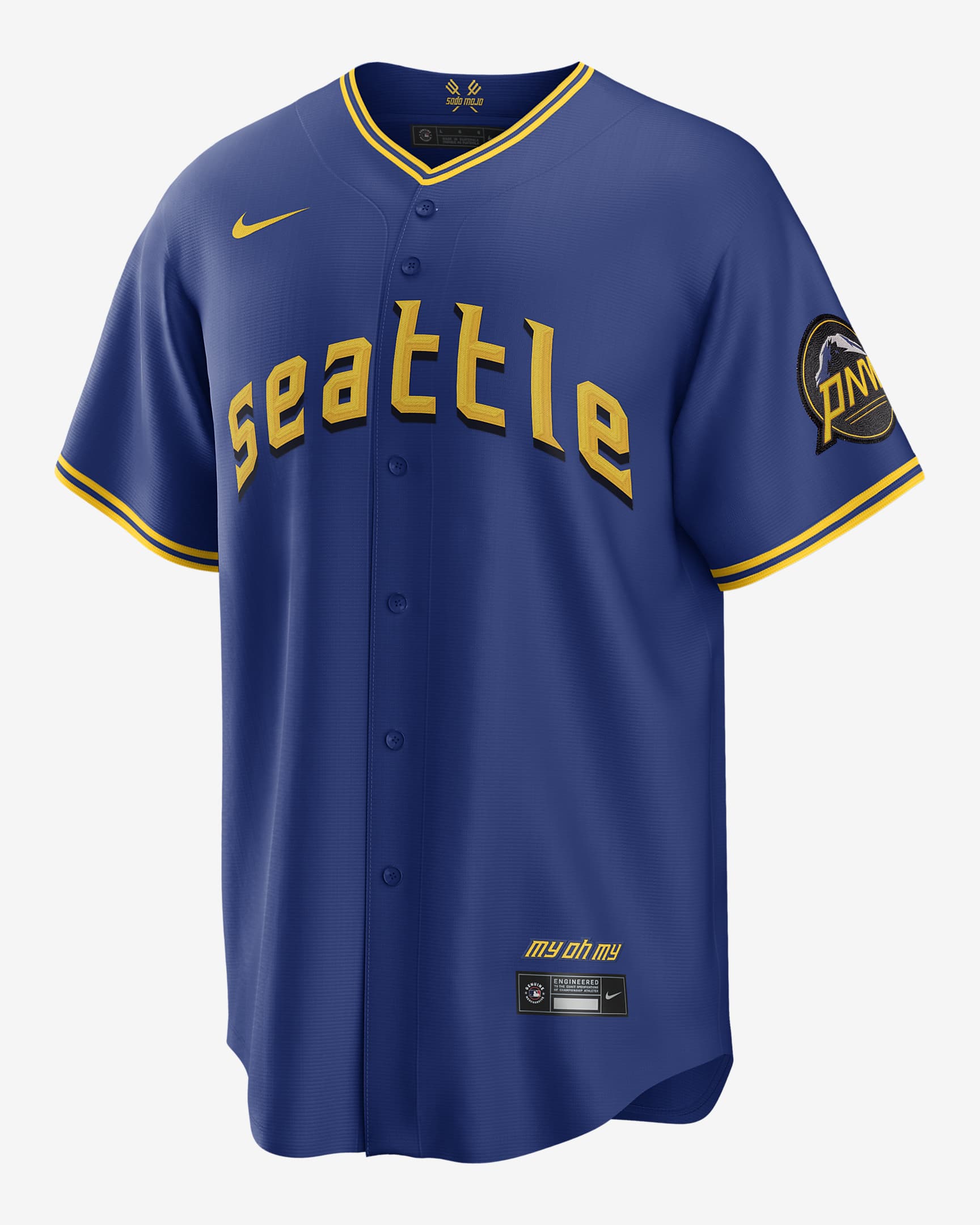 MLB Seattle Mariners City Connect (Julio Rodriguez) Men's Replica Baseball Jersey - Royal