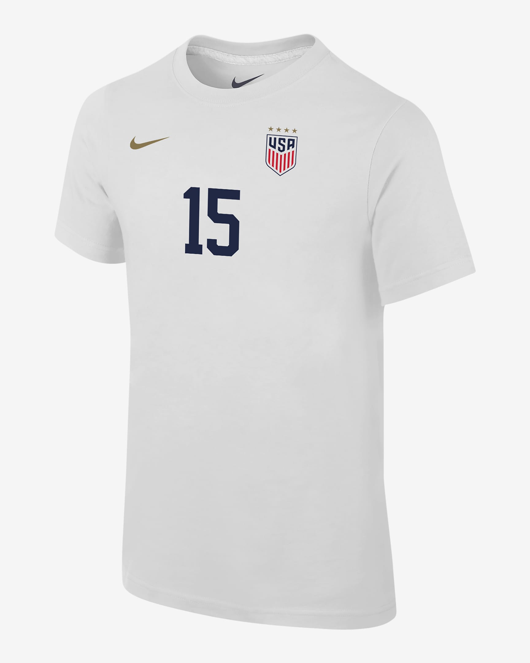 Megan Rapinoe USWNT Big Kids' Nike Soccer T-Shirt - White