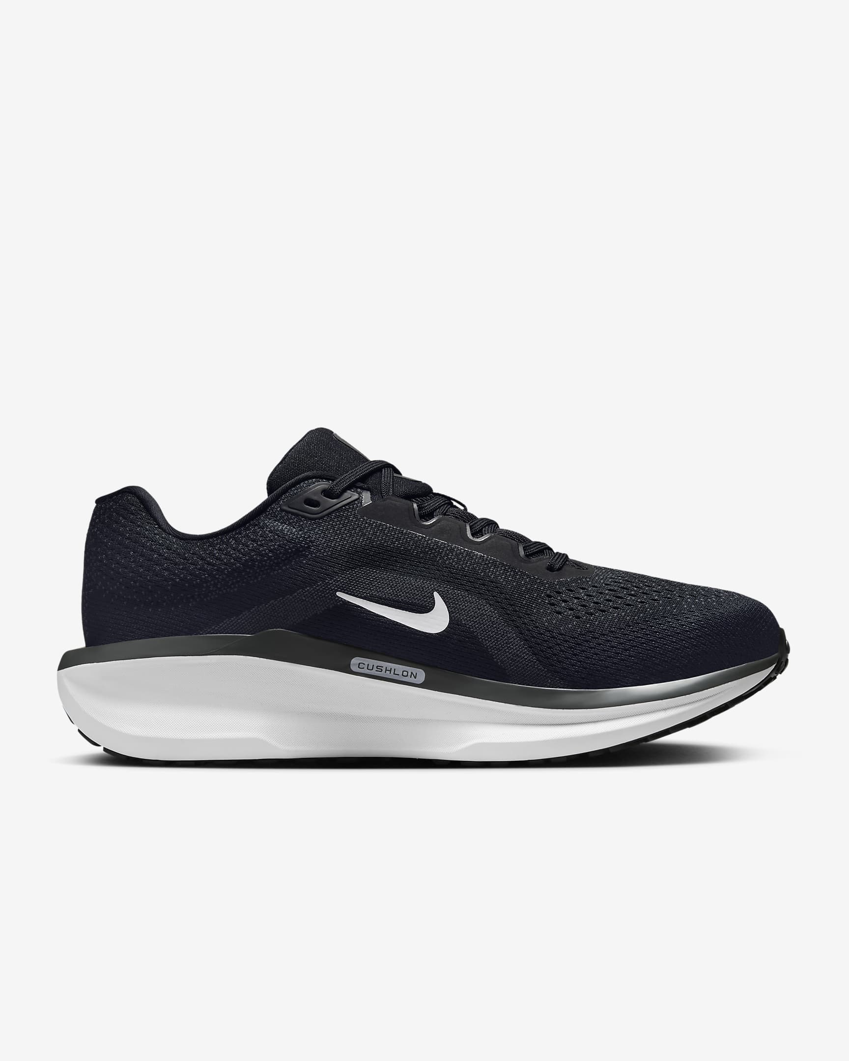 Nike Winflo 11 hardloopschoenen voor heren (extra breed, straat) - Zwart/Anthracite/Cool Grey/Wit