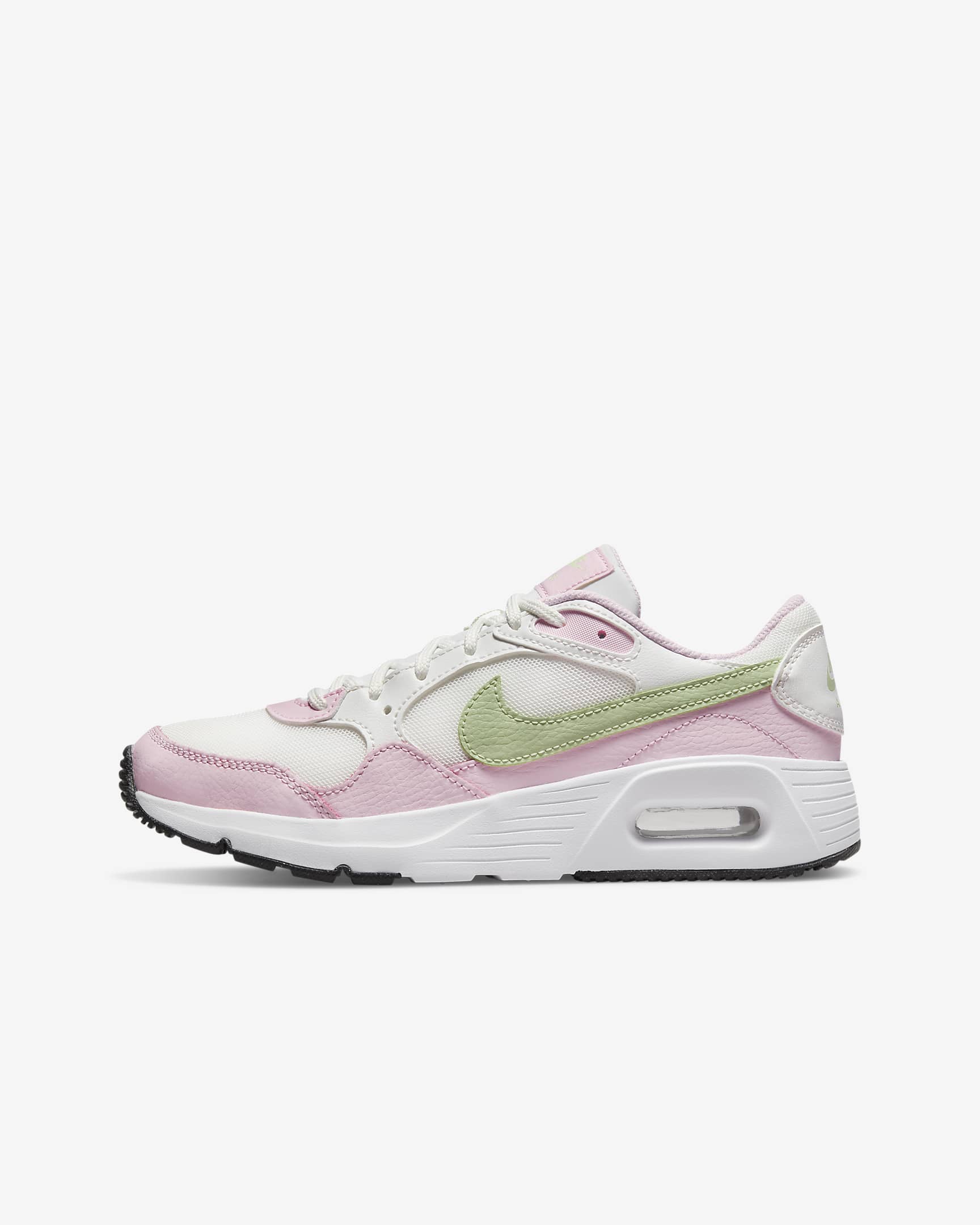 Nike Air Max SC Big Kids' Shoe - Summit White/Pink Foam/Black/Honeydew