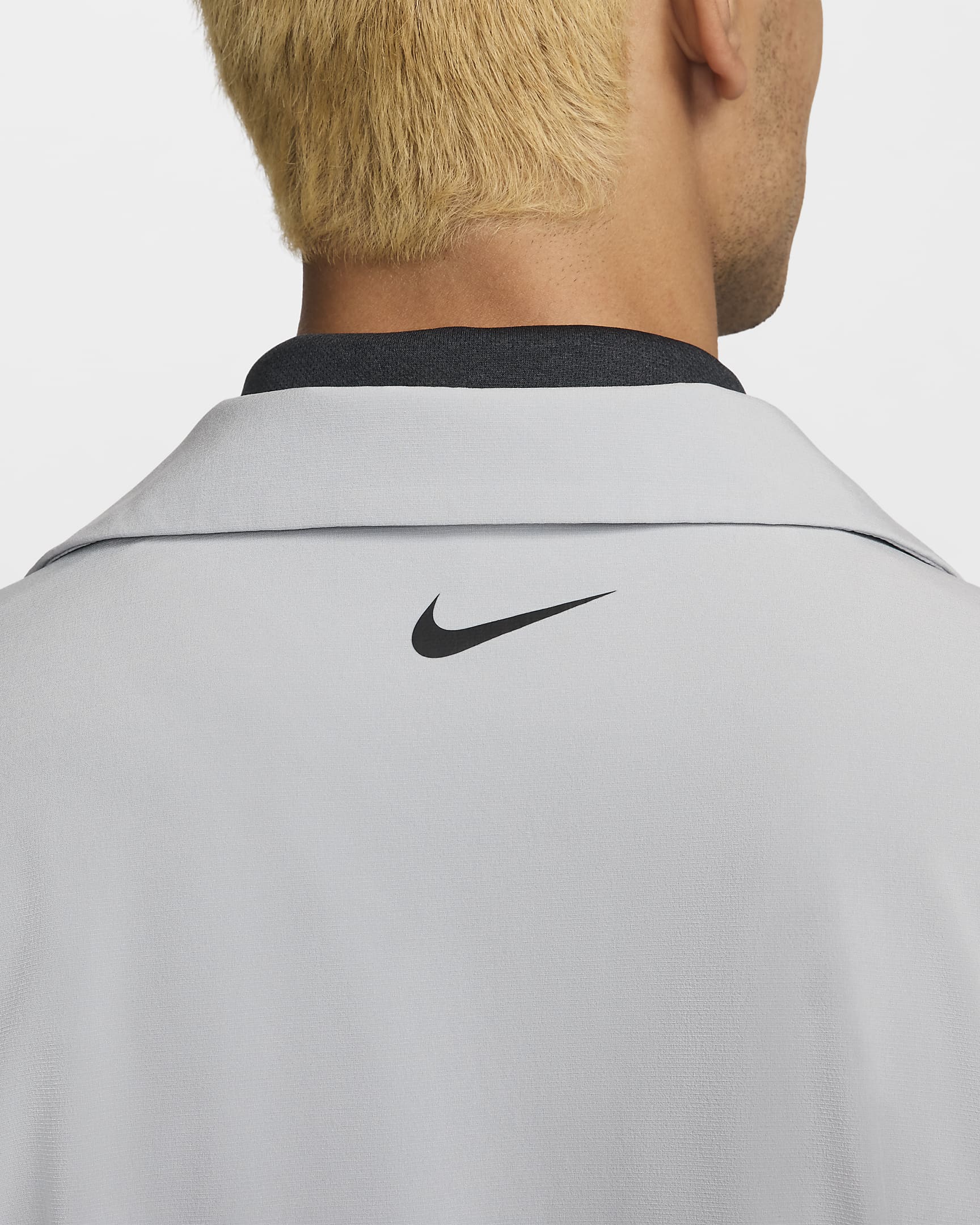 Nike Tour Men's Repel Full-Zip Golf Jacket - Light Smoke Grey/Black