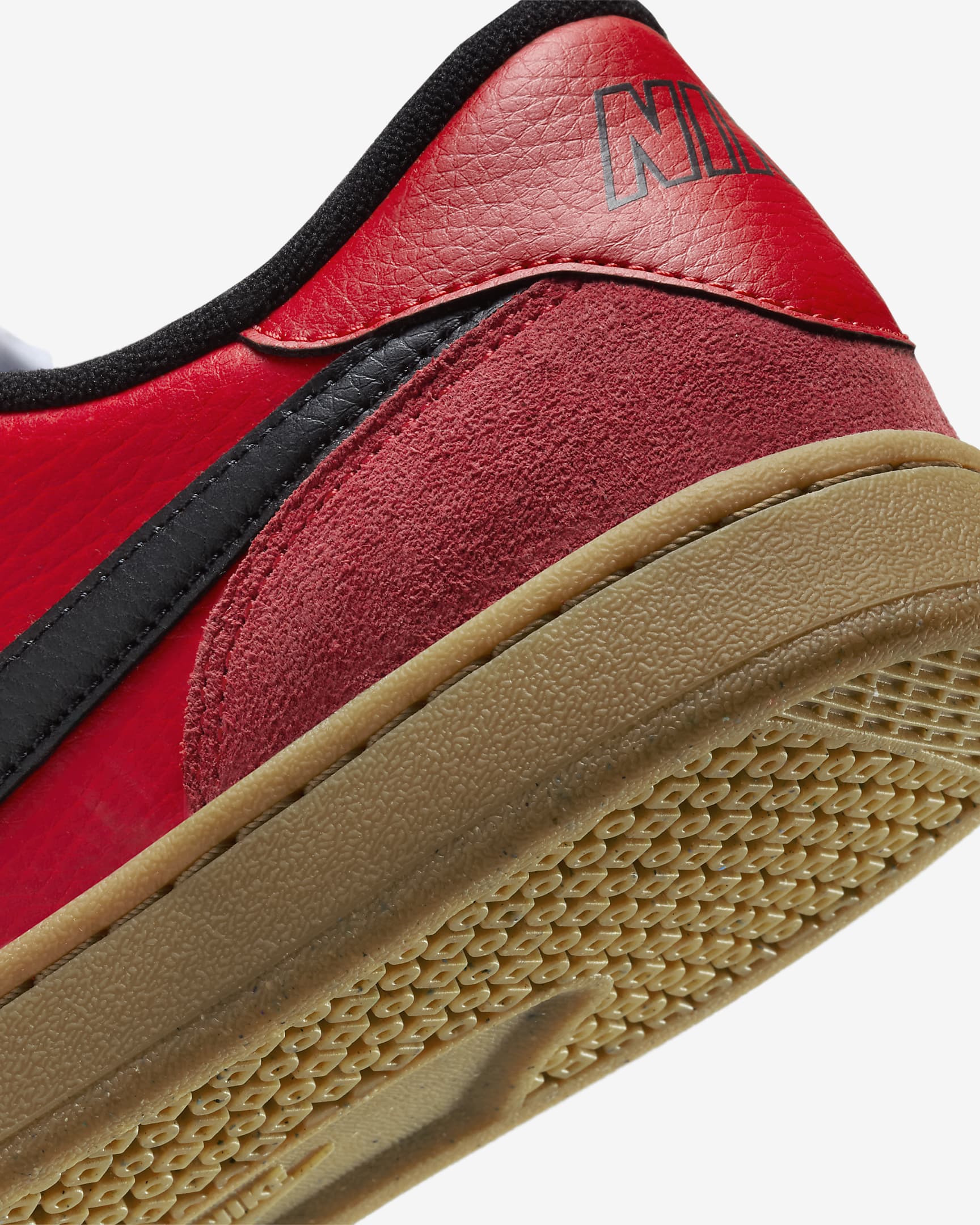 Nike SB FC Classic Skate Shoes - University Red/White/Gum Light Brown/Black