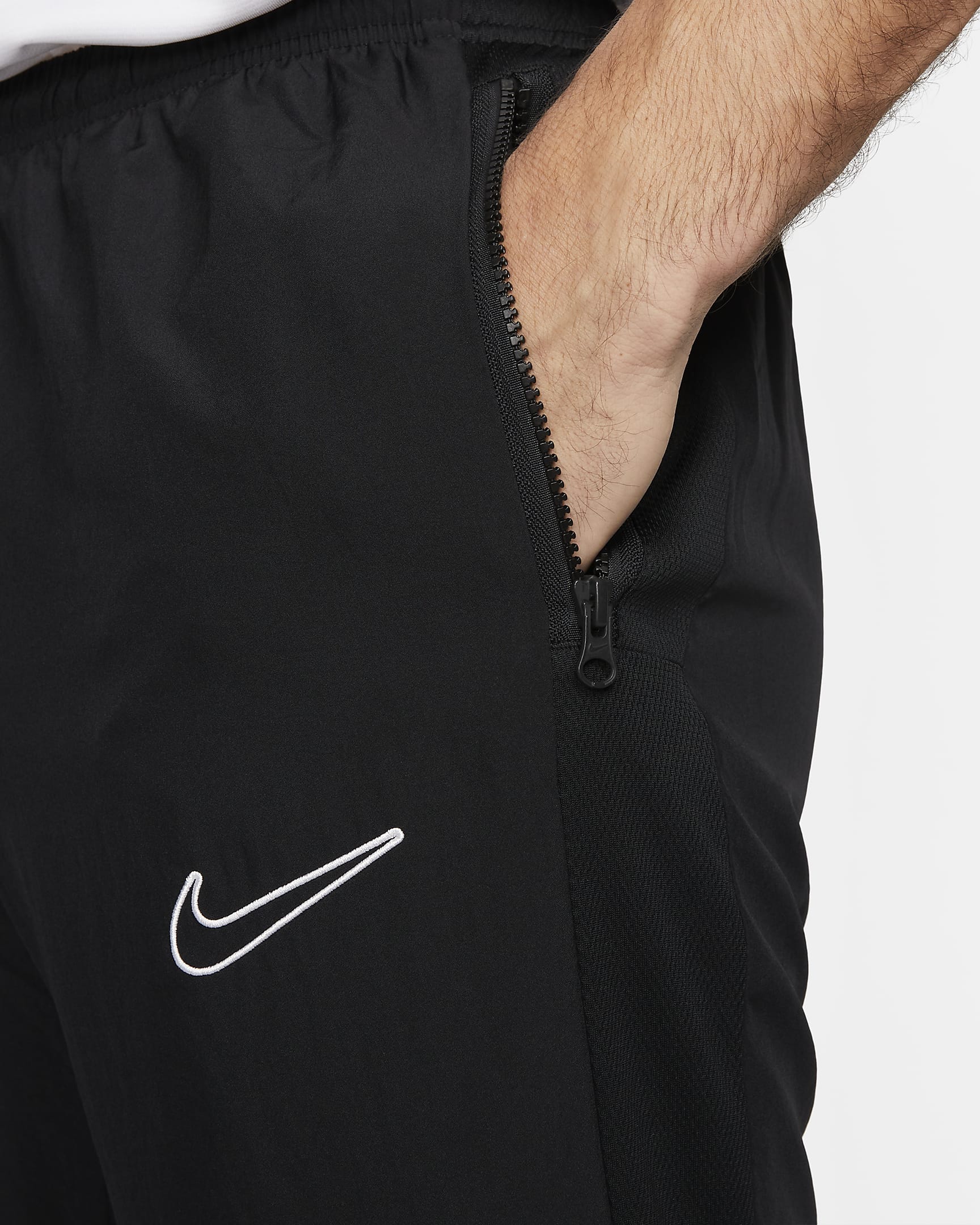 Nike Academy Pantalón de fútbol Dri-FIT - Hombre - Negro/Negro/Blanco