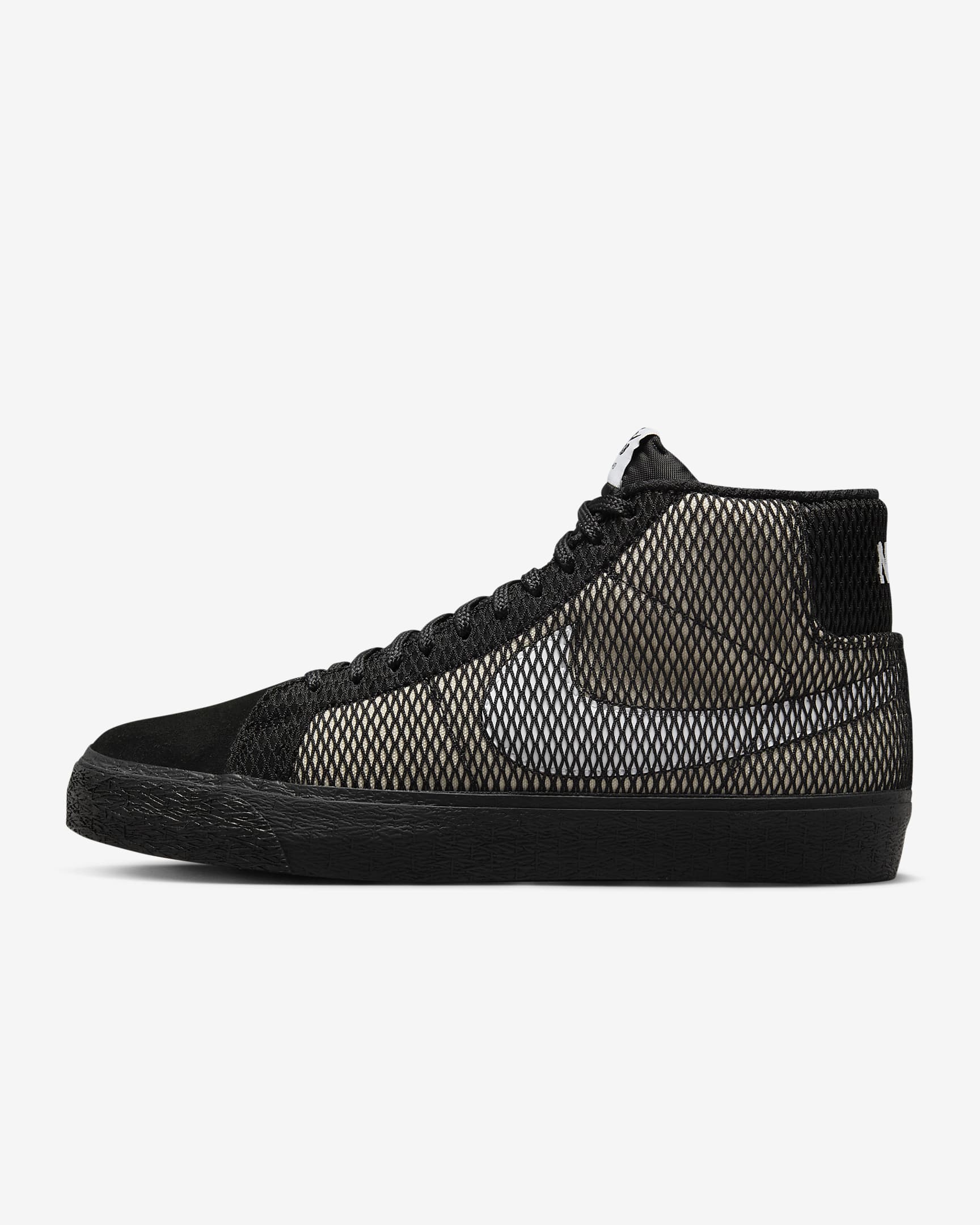 Nike SB Zoom Blazer Mid Premium Zapatillas de skateboard - Blanco/Blanco/Negro/Negro