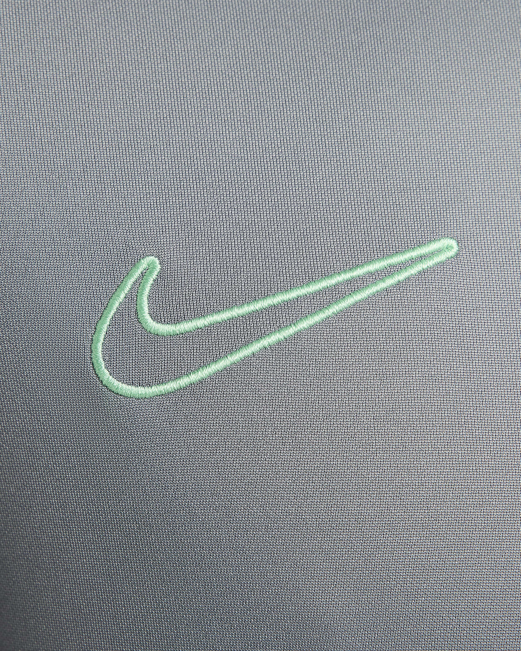 Nike Academy voetbaltop met Dri-FIT en korte mouwen voor heren - Smoke Grey/Dark Smoke Grey/Vapor Green