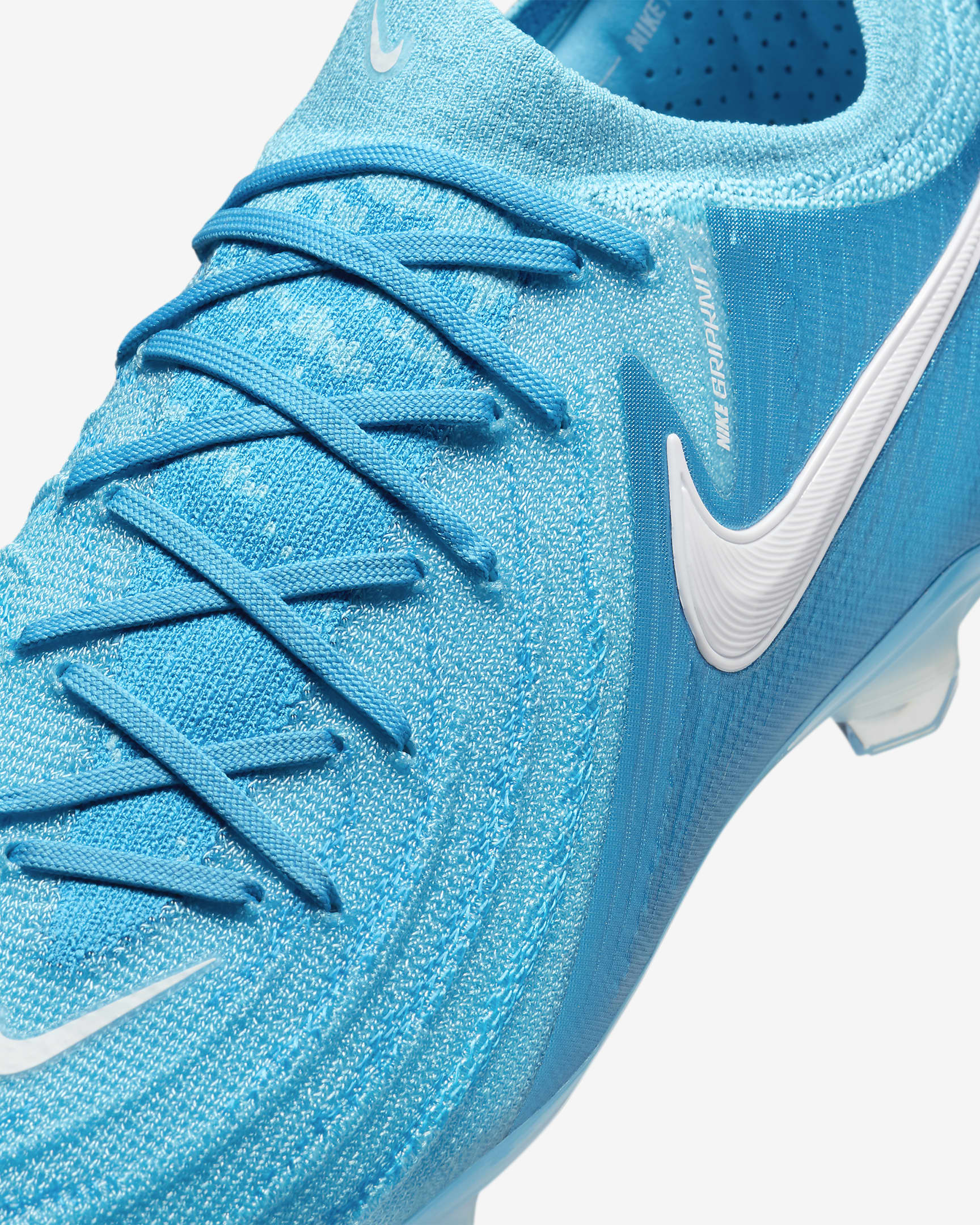 Chaussure de foot à crampons basse SG Nike Phantom GX 2 Elite - Blue Fury/Blanc