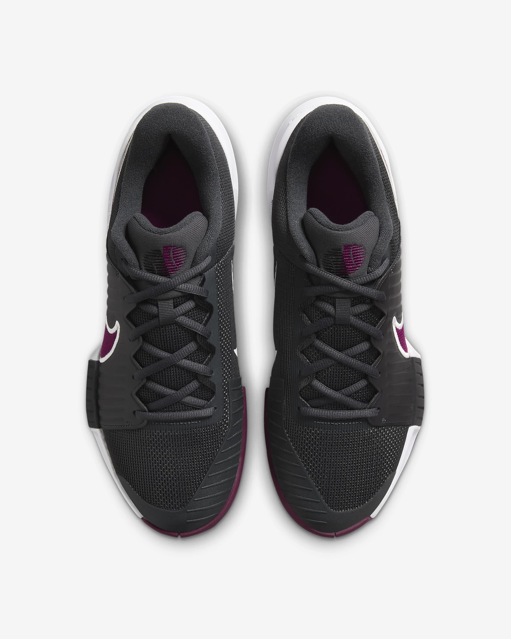 Nike GP Challenge Pro Men's Hard Court Tennis Shoes - Dark Smoke Grey/Black/Photon Dust/Sangria