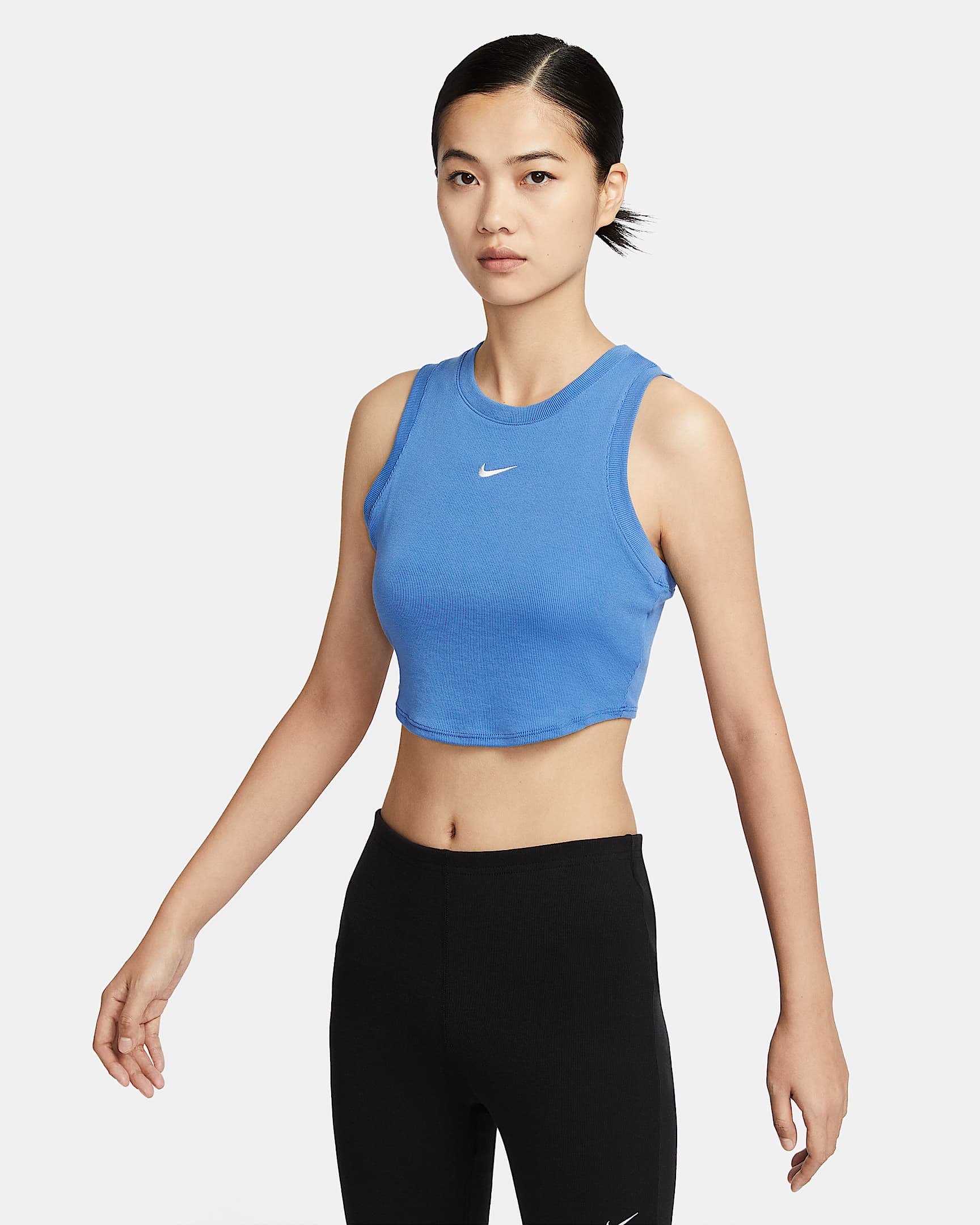 Nike Sportswear Essentials Women's Ribbed Cropped Tank Top. Nike PH