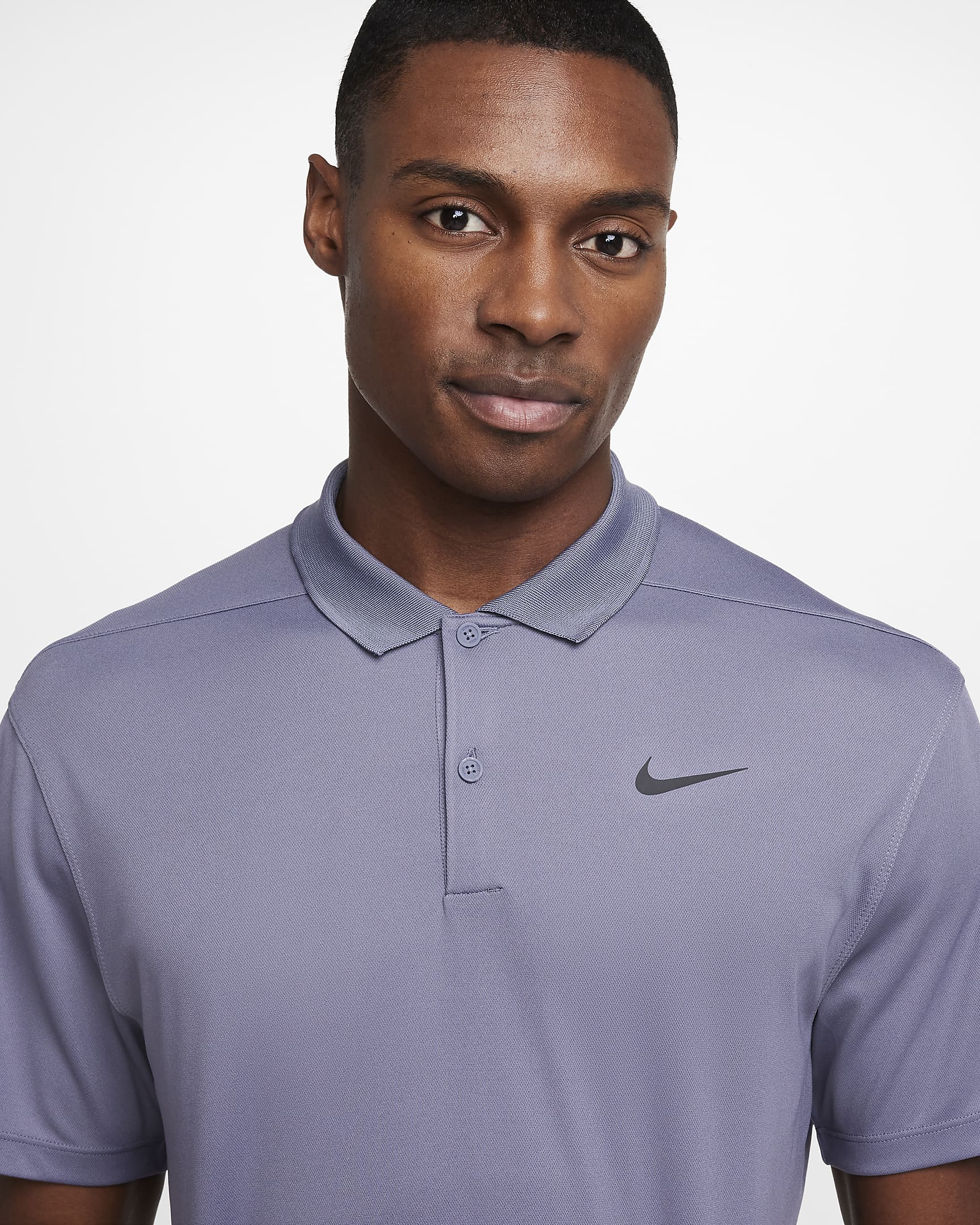 Nike Dri-FIT Victory Men's Golf Polo - Light Carbon/Black