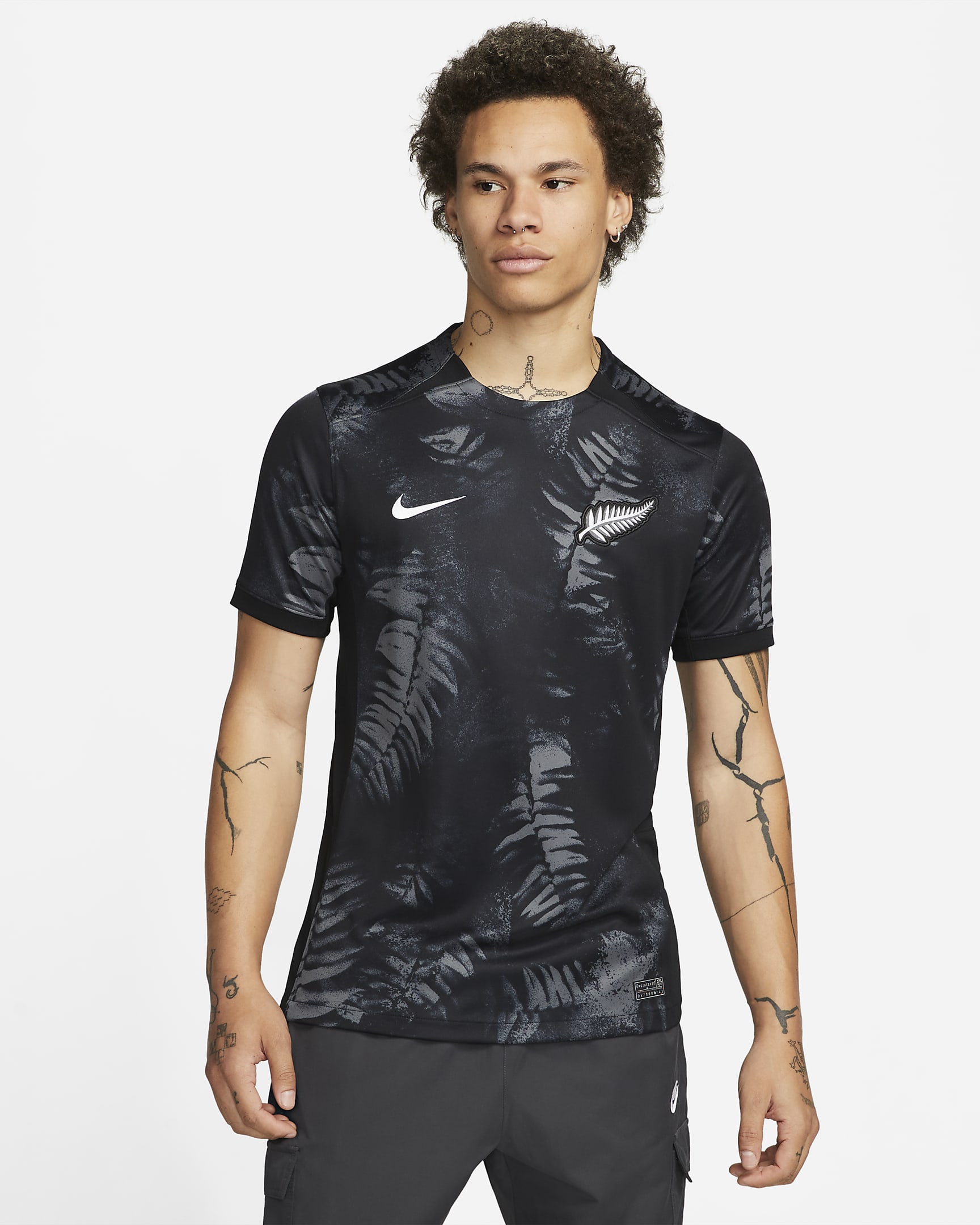Maglia da calcio Nike DriFIT Nuova Zelanda 2023 Stadium da uomo Home