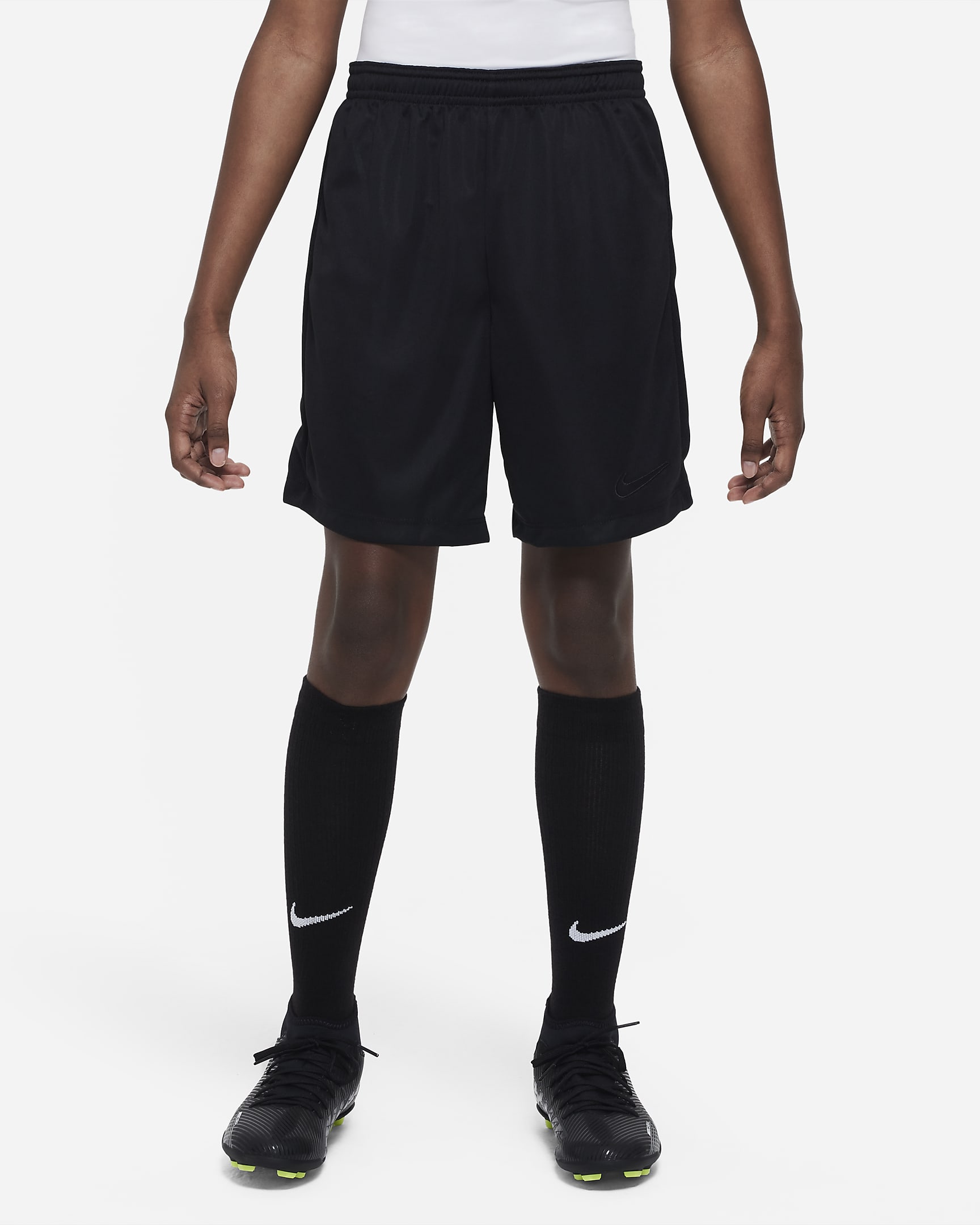 Nike Dri-FIT Academy23 Voetbalshorts voor kids - Zwart/Zwart/Zwart