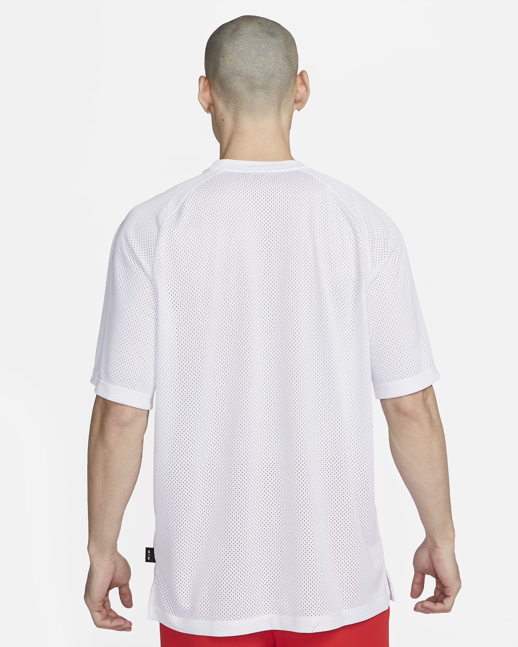 Nike Air Men's Oversized Short-sleeve Top - White/White