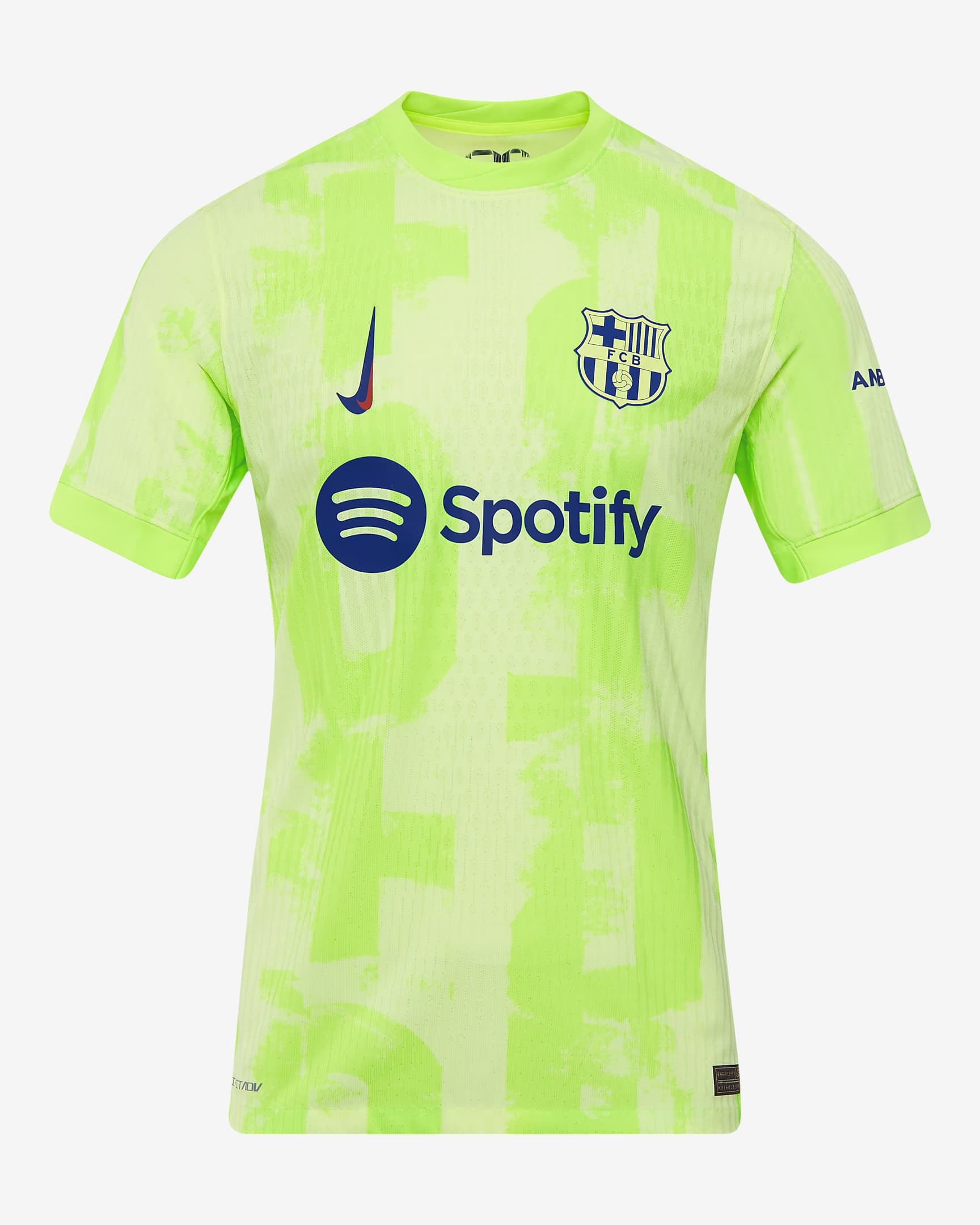 Pánský fotbalový dres Nike Dri-FIT ADV Authentic FC Barcelona 2024/25, zápasový/třetí - Barely Volt/Barely Volt/Lime Blast/Old Royal