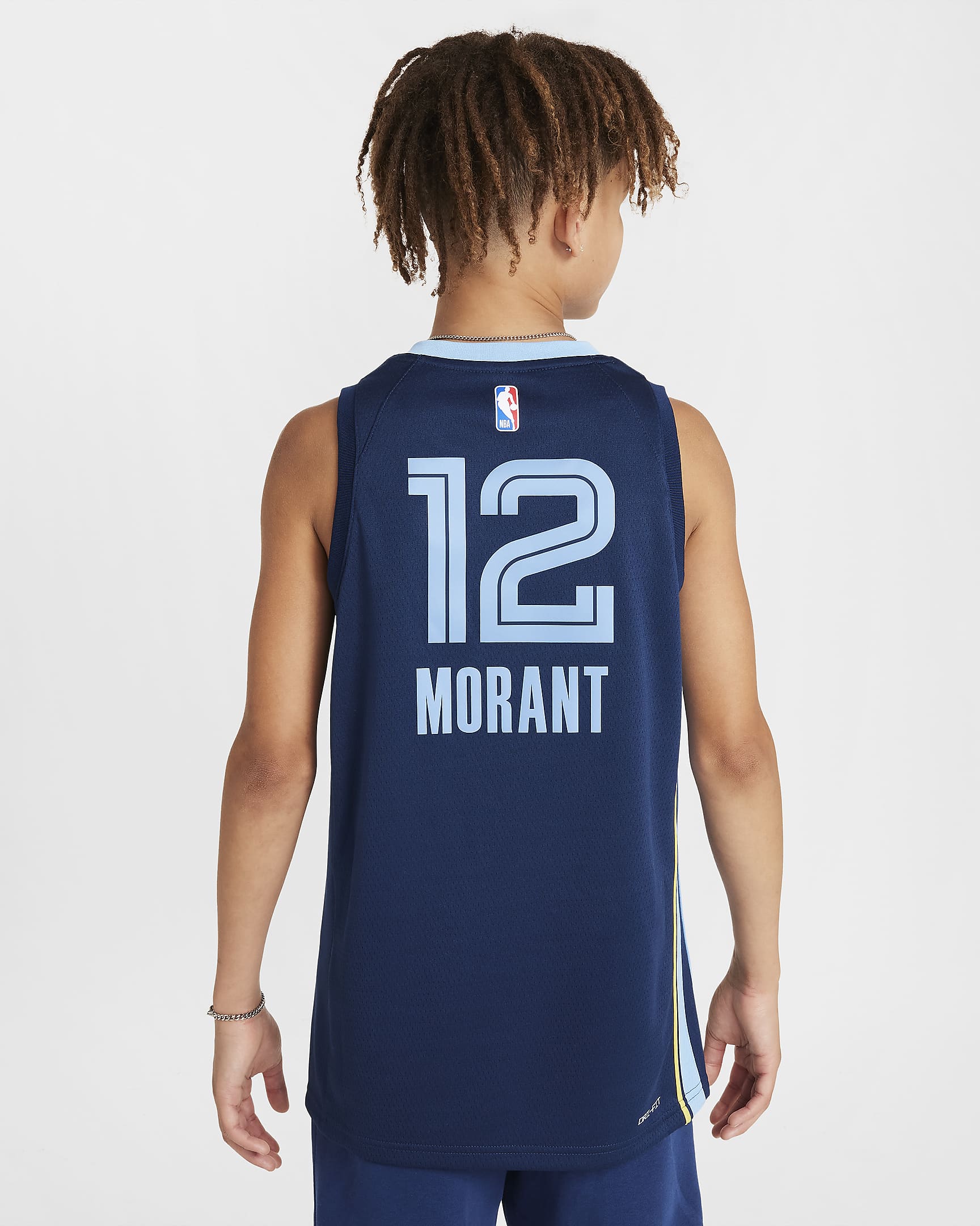 Maillot Nike NBA Swingman Memphis Grizzlies 2023/24 Icon Edition pour ado - College Navy