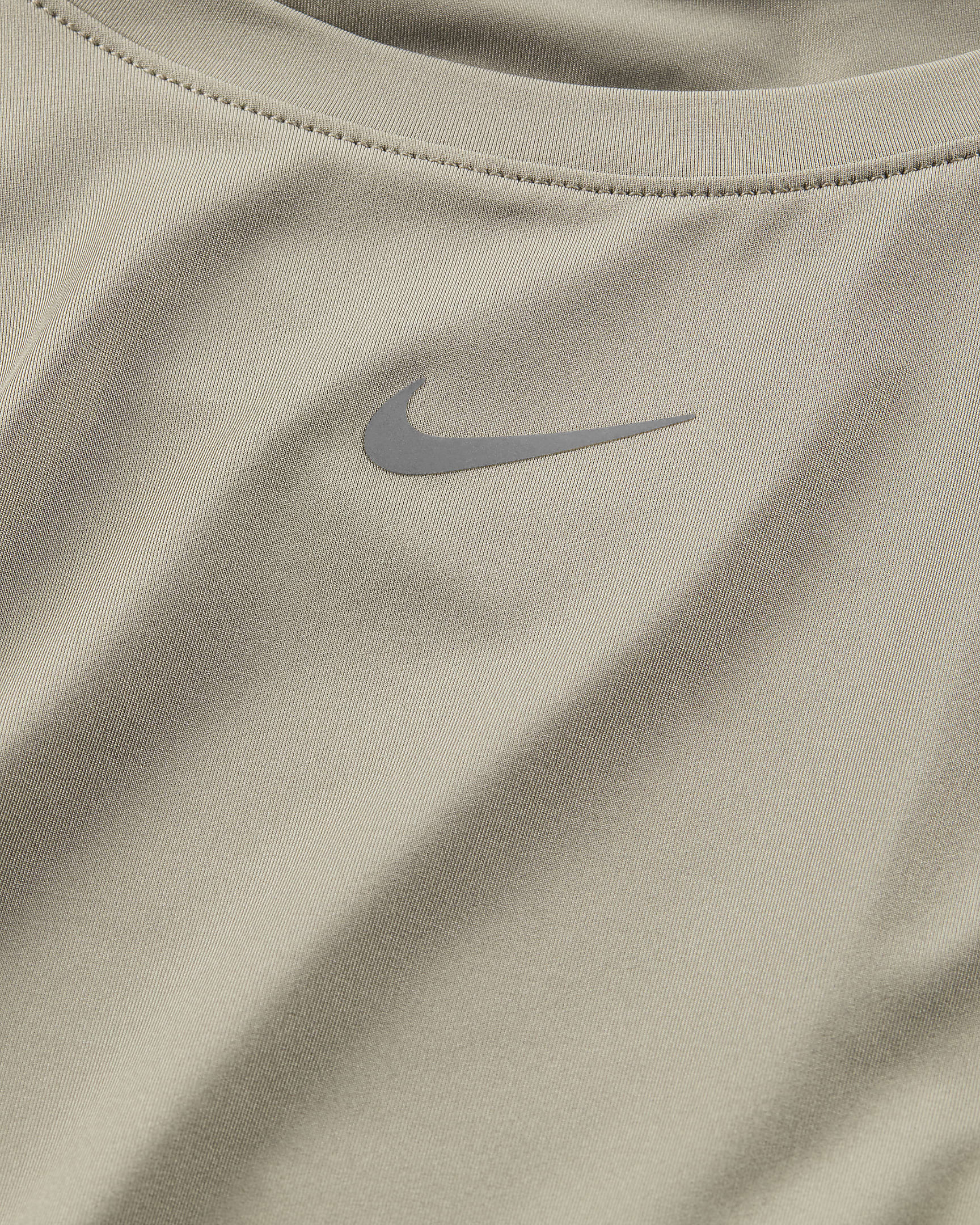 Haut à manches longues Dri-FIT Nike One Classic pour femme - Light Army/Noir