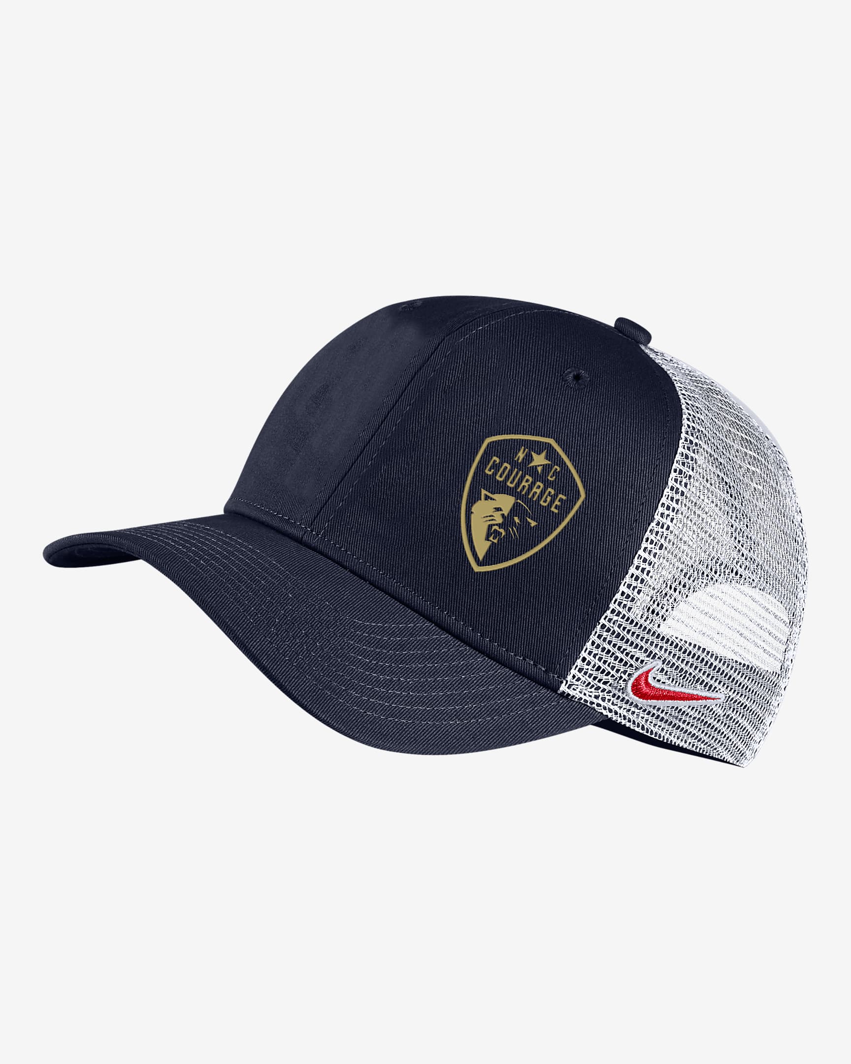 North Carolina Courage Classic99 Nike Soccer Trucker Hat - College Navy