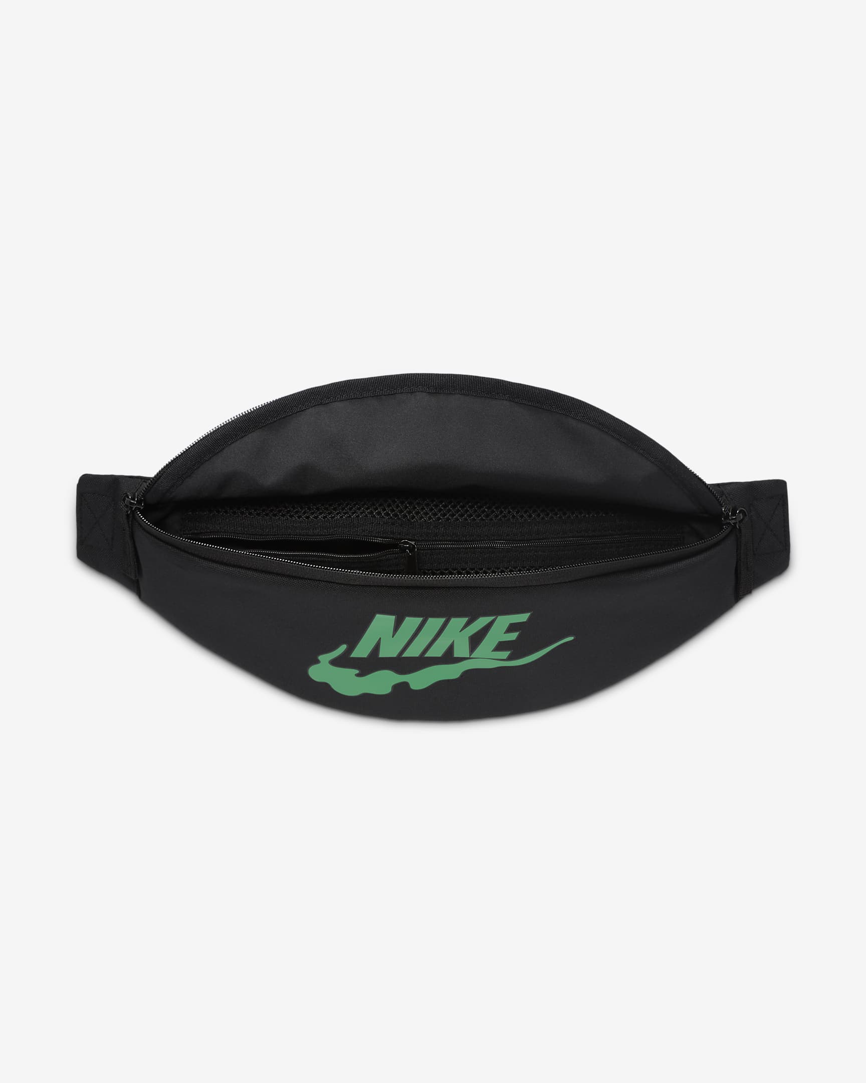 Nike Heritage Hip Pack (3L) - Black/Black/Stadium Green