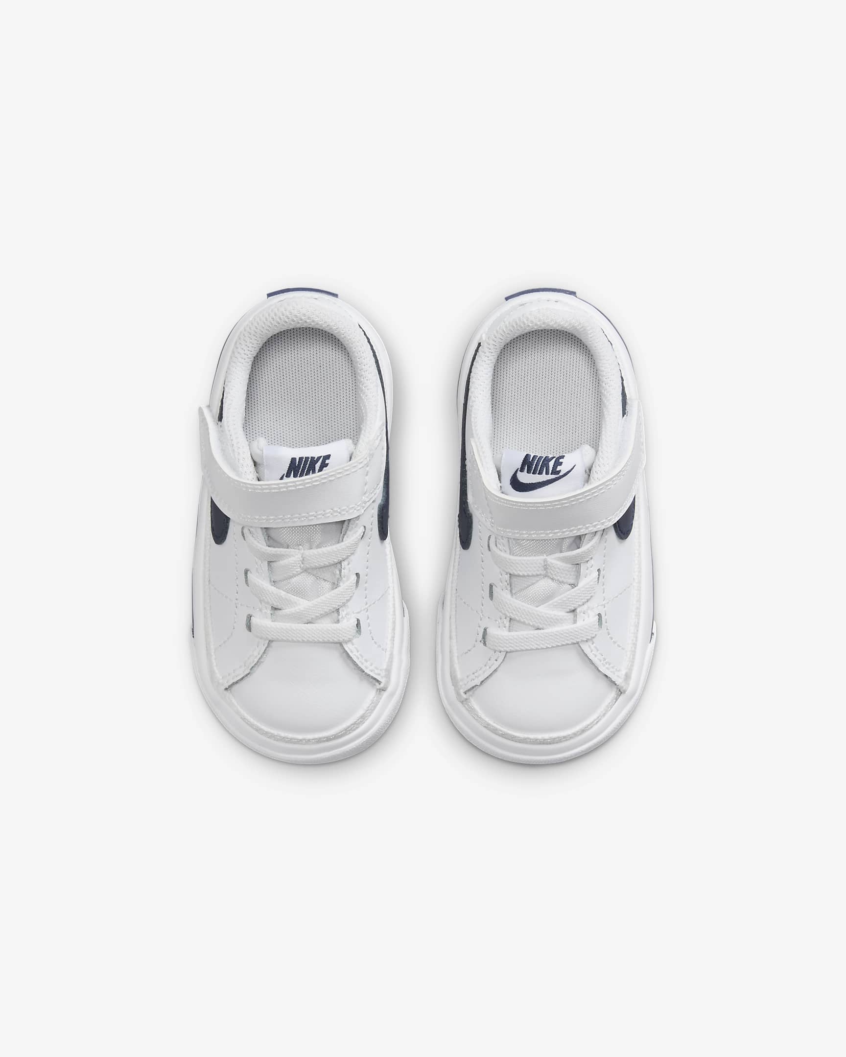 NikeCourt Legacy Baby/Toddler Shoes - White/Midnight Navy