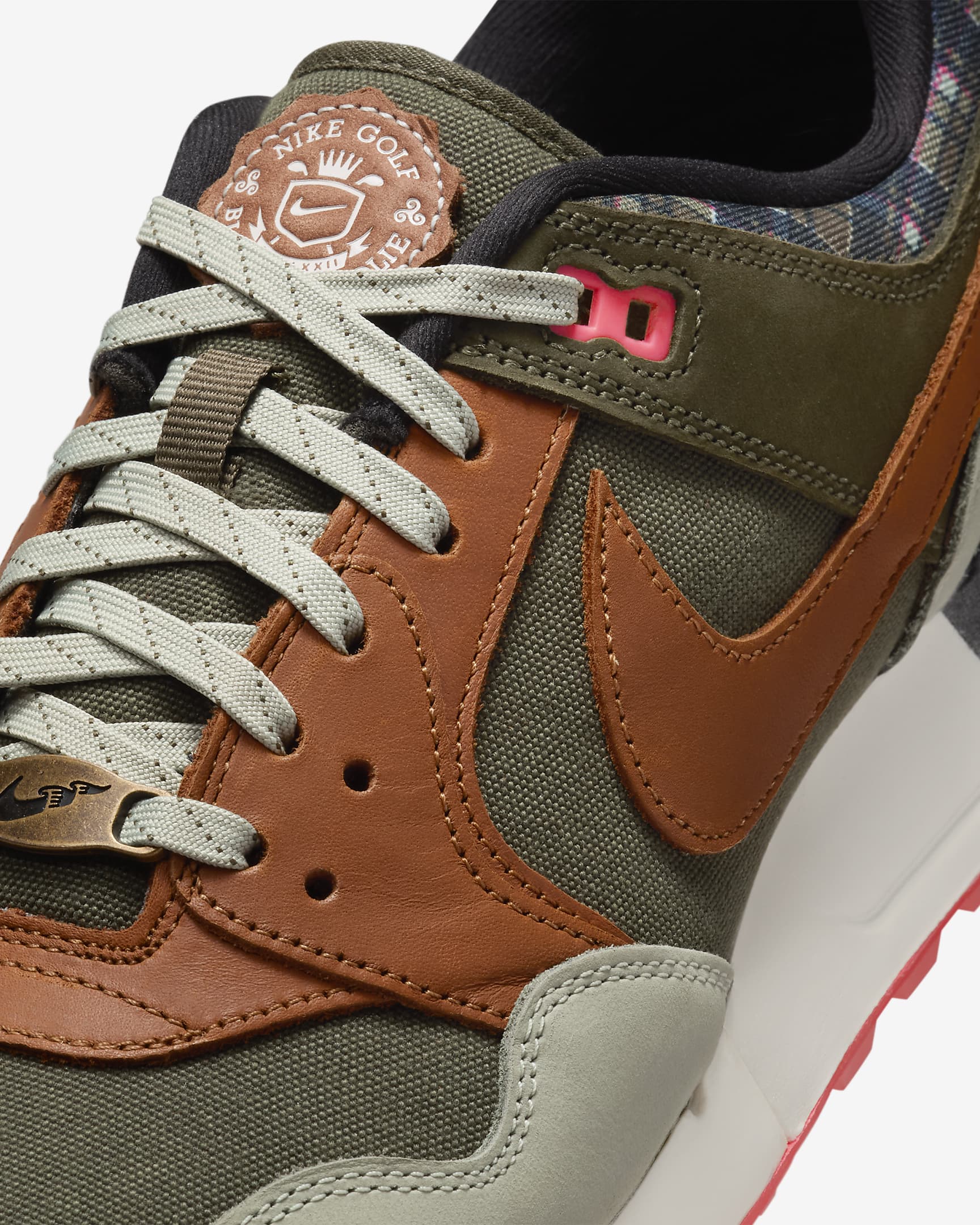 Nike Air Pegasus '89 golfschoenen - Cargo Khaki/Jade Horizon/Hot Punch/Light British Tan